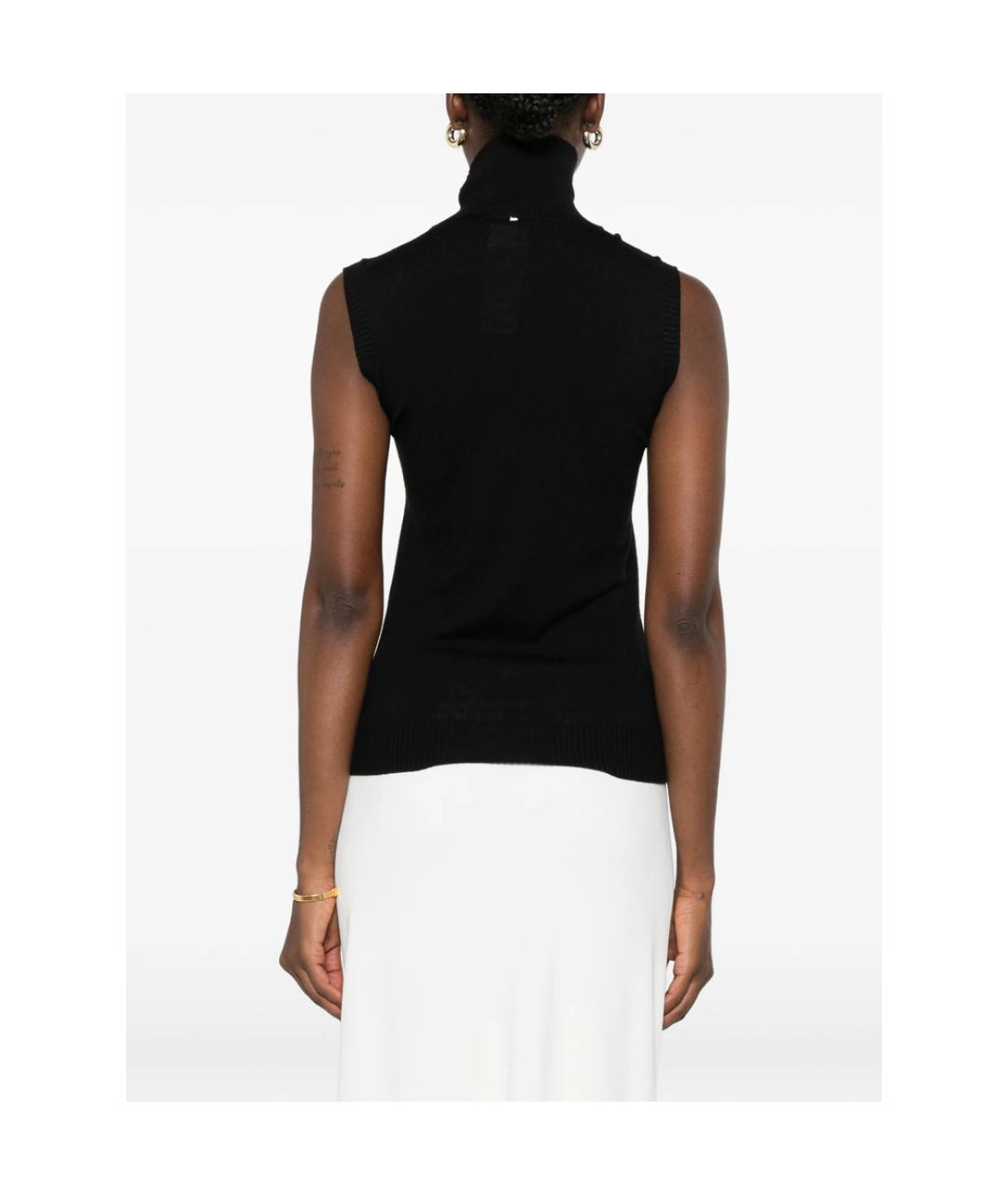 SPORTMAX Черная шерстяная водолазка, фото 3