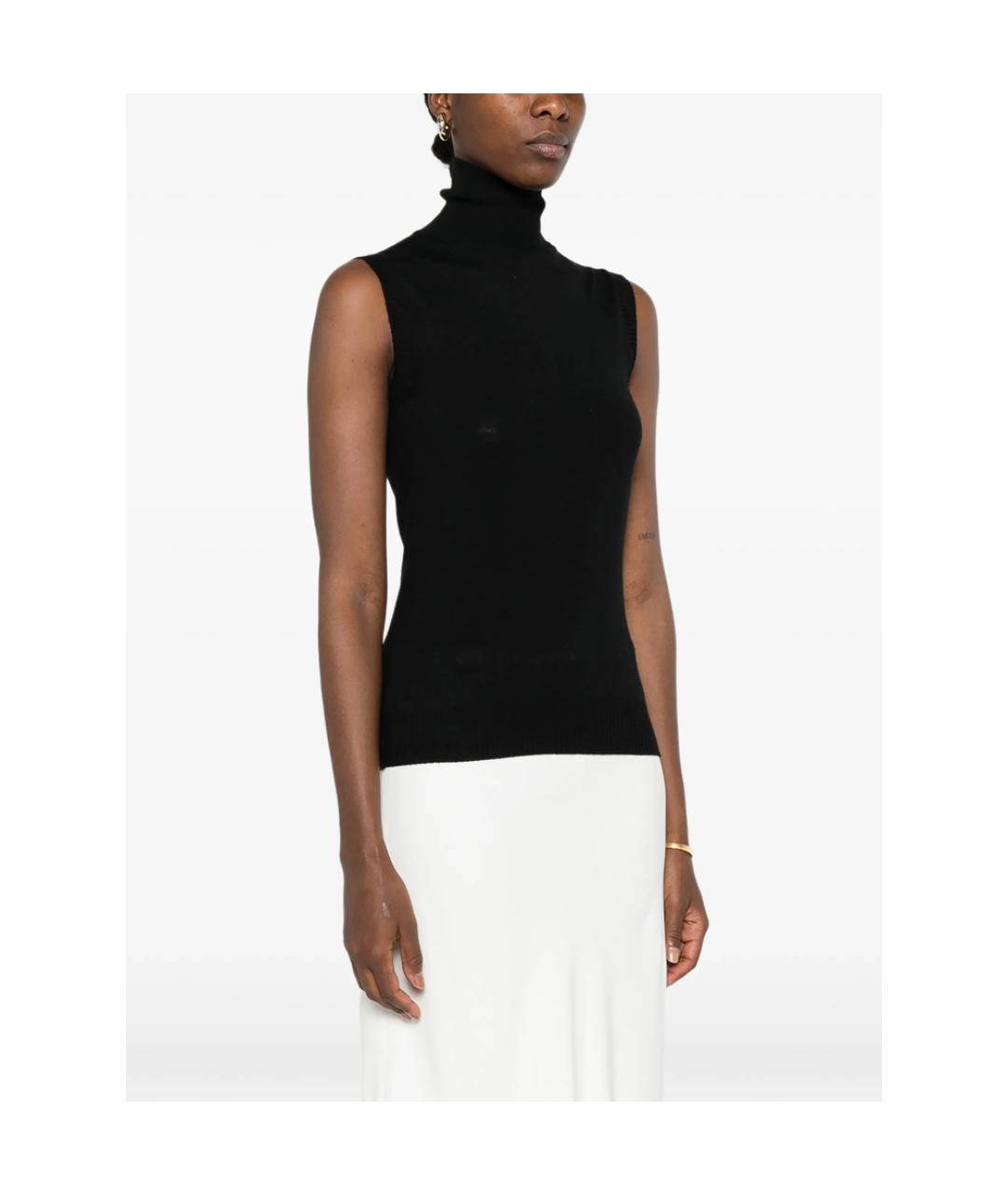 SPORTMAX Черная шерстяная водолазка, фото 5