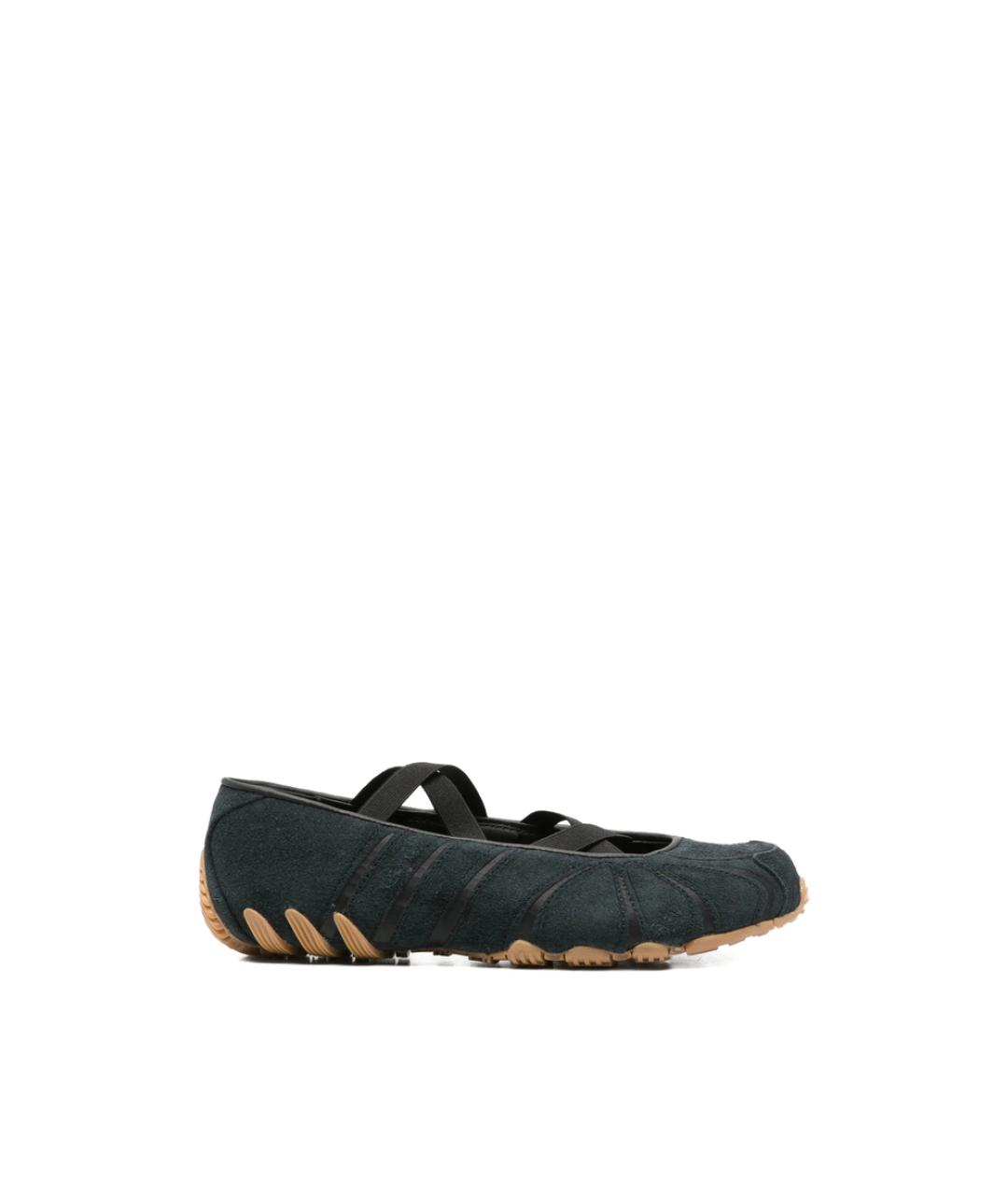 ADIDAS Черные замшевые балетки, фото 1