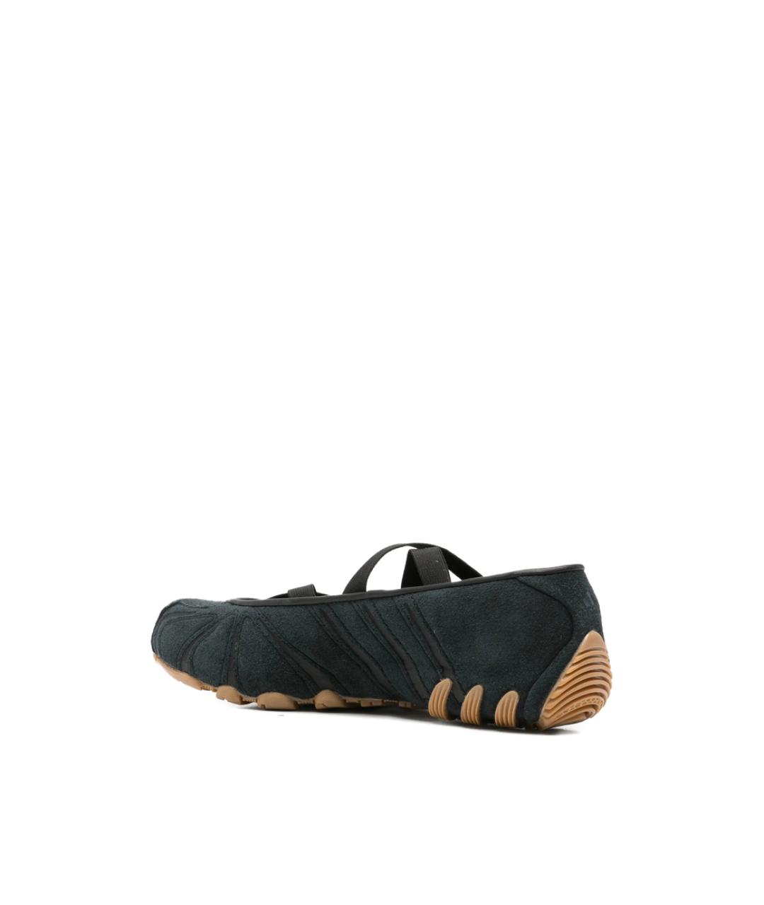 ADIDAS Черные замшевые балетки, фото 3