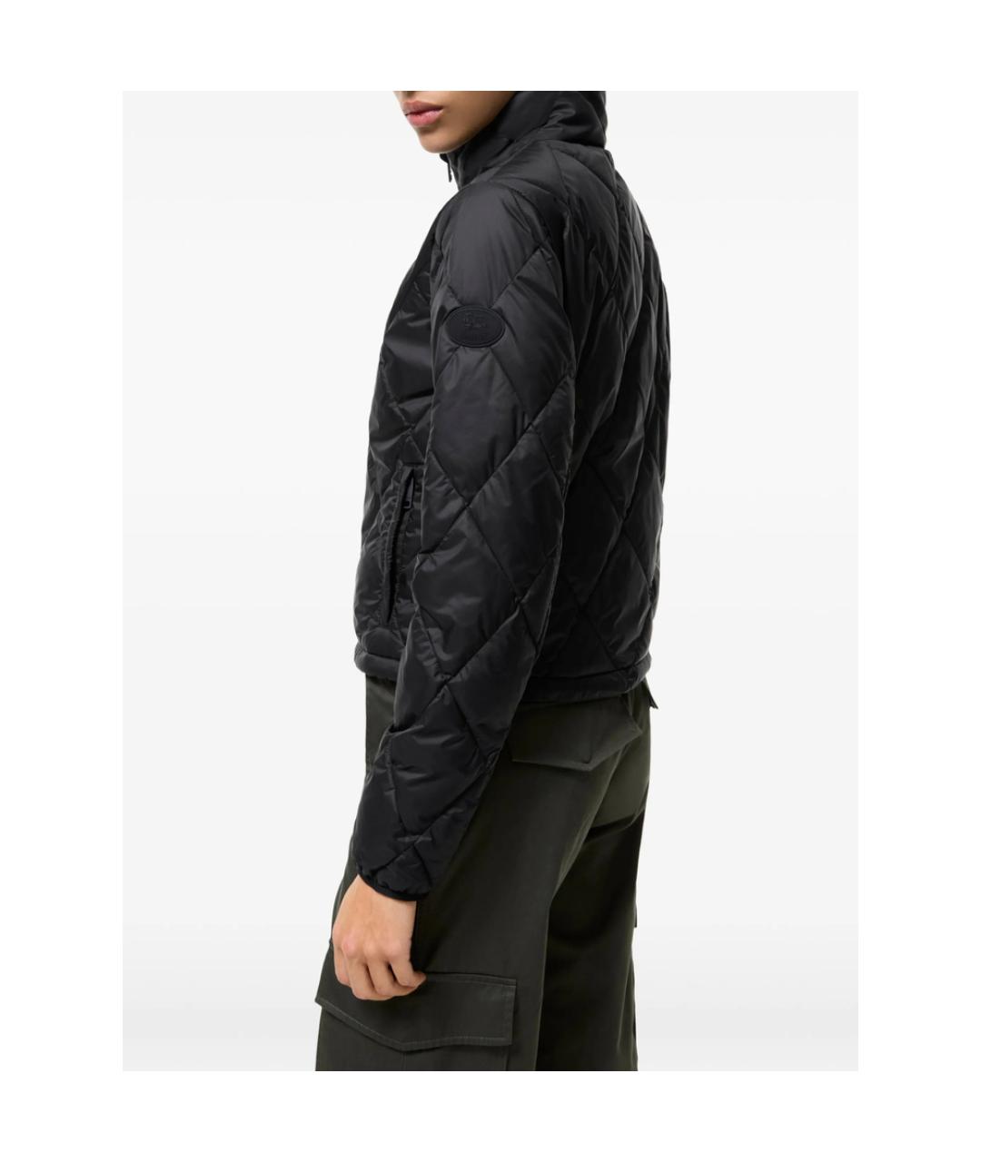 BURBERRY Черная полиэстеровая куртка, фото 4