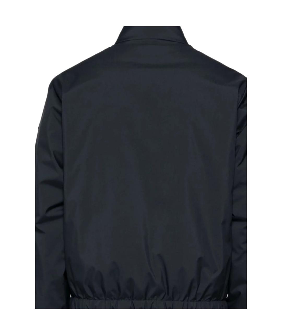 MONCLER Синяя полиэстеровая куртка, фото 4