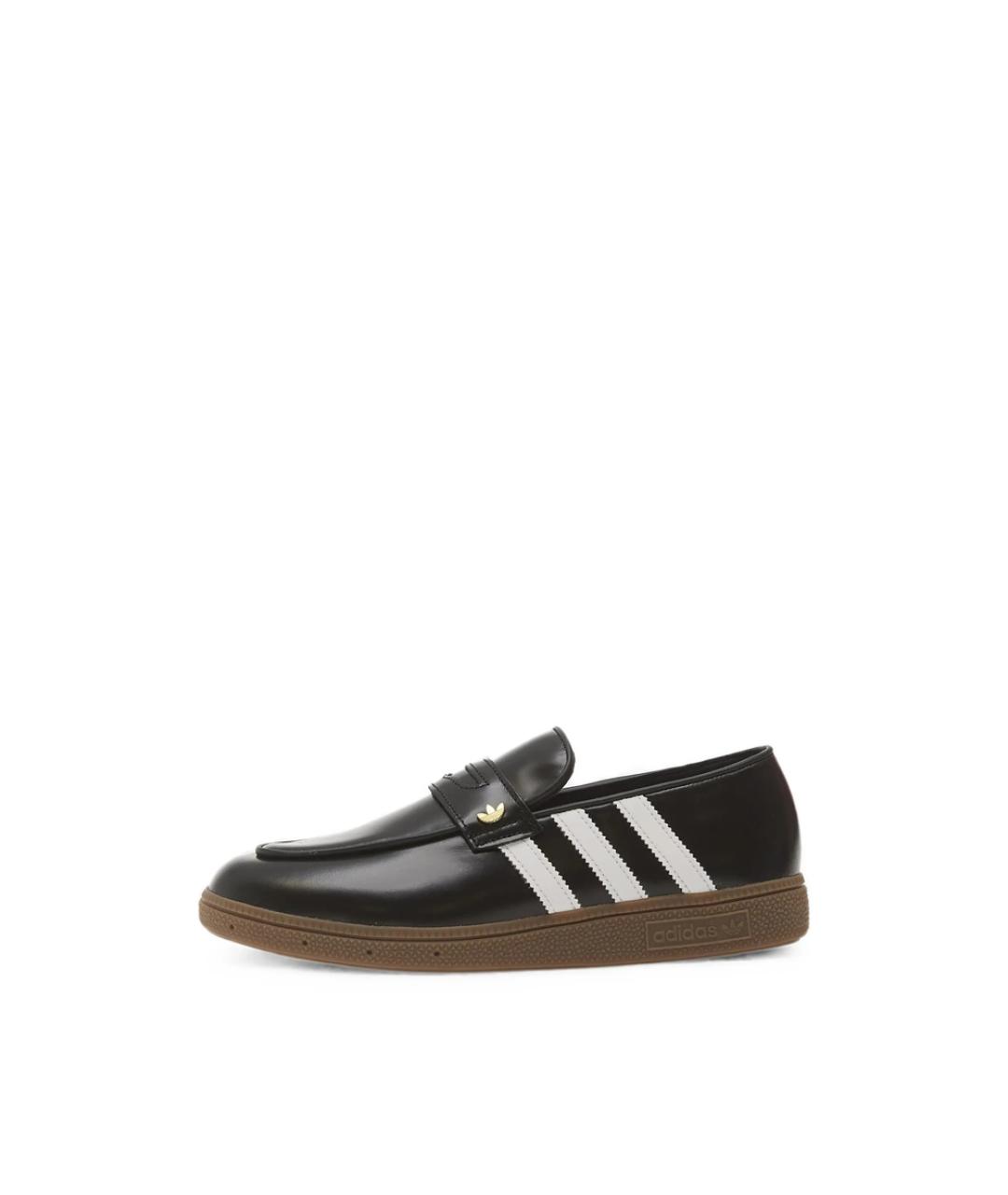 ADIDAS Черные кожаные лоферы, фото 6