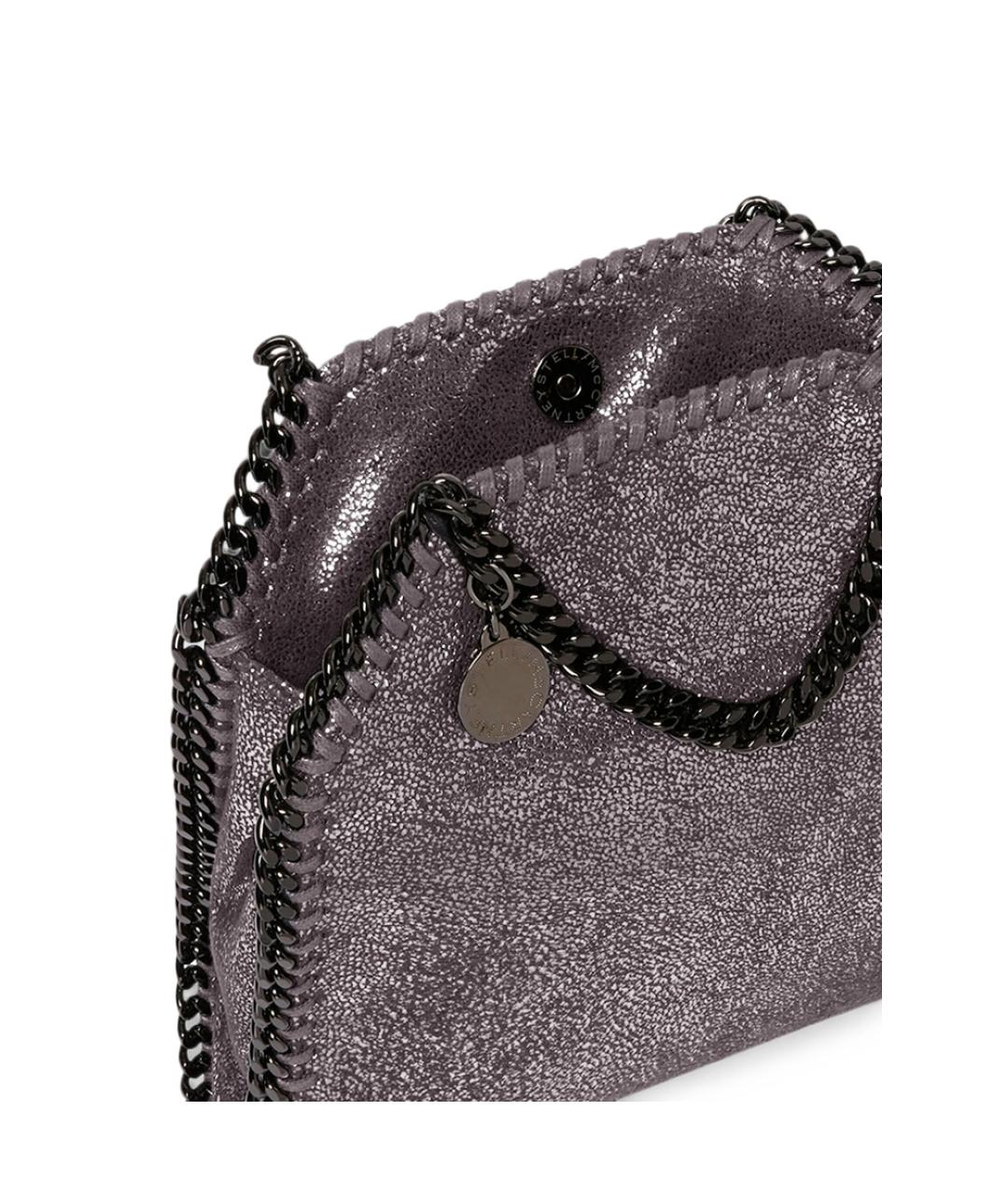 STELLA MCCARTNEY Серая сумка тоут из искусственной кожи, фото 4