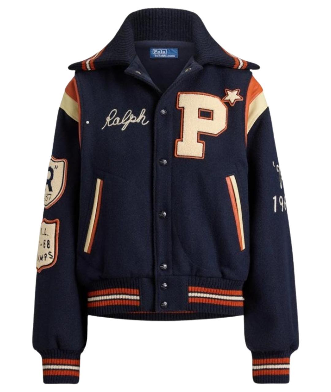 RALPH LAUREN Синяя полиэстеровая куртка, фото 1