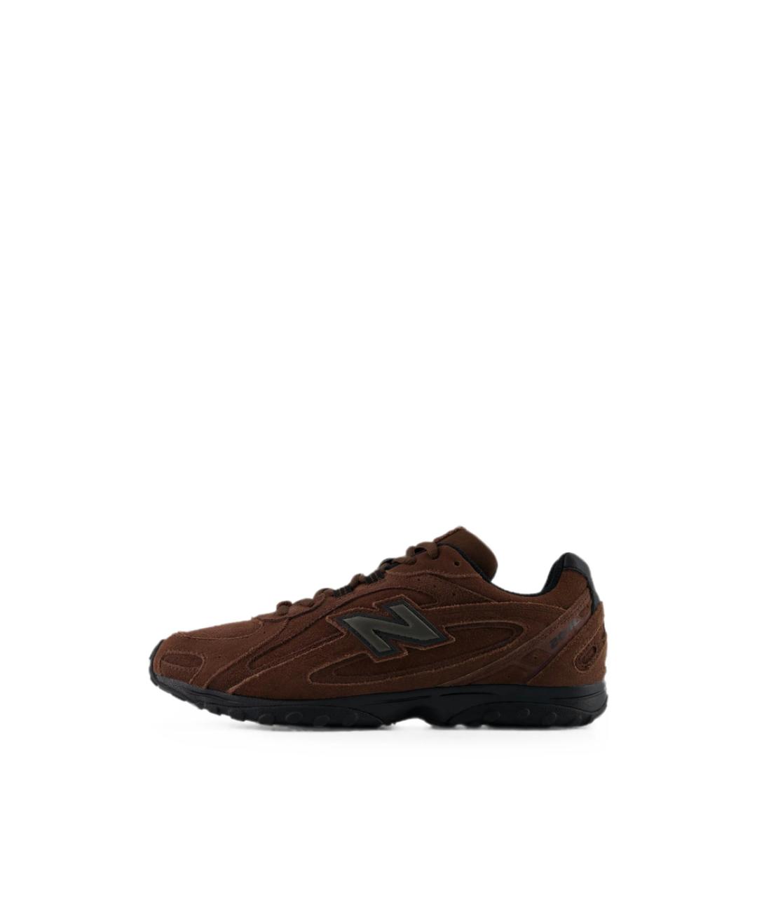 NEW BALANCE Коричневые замшевые низкие кроссовки / кеды, фото 3