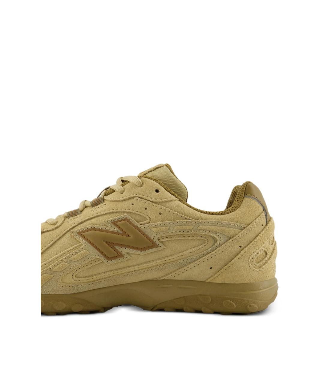 NEW BALANCE Бежевые замшевые низкие кроссовки / кеды, фото 5