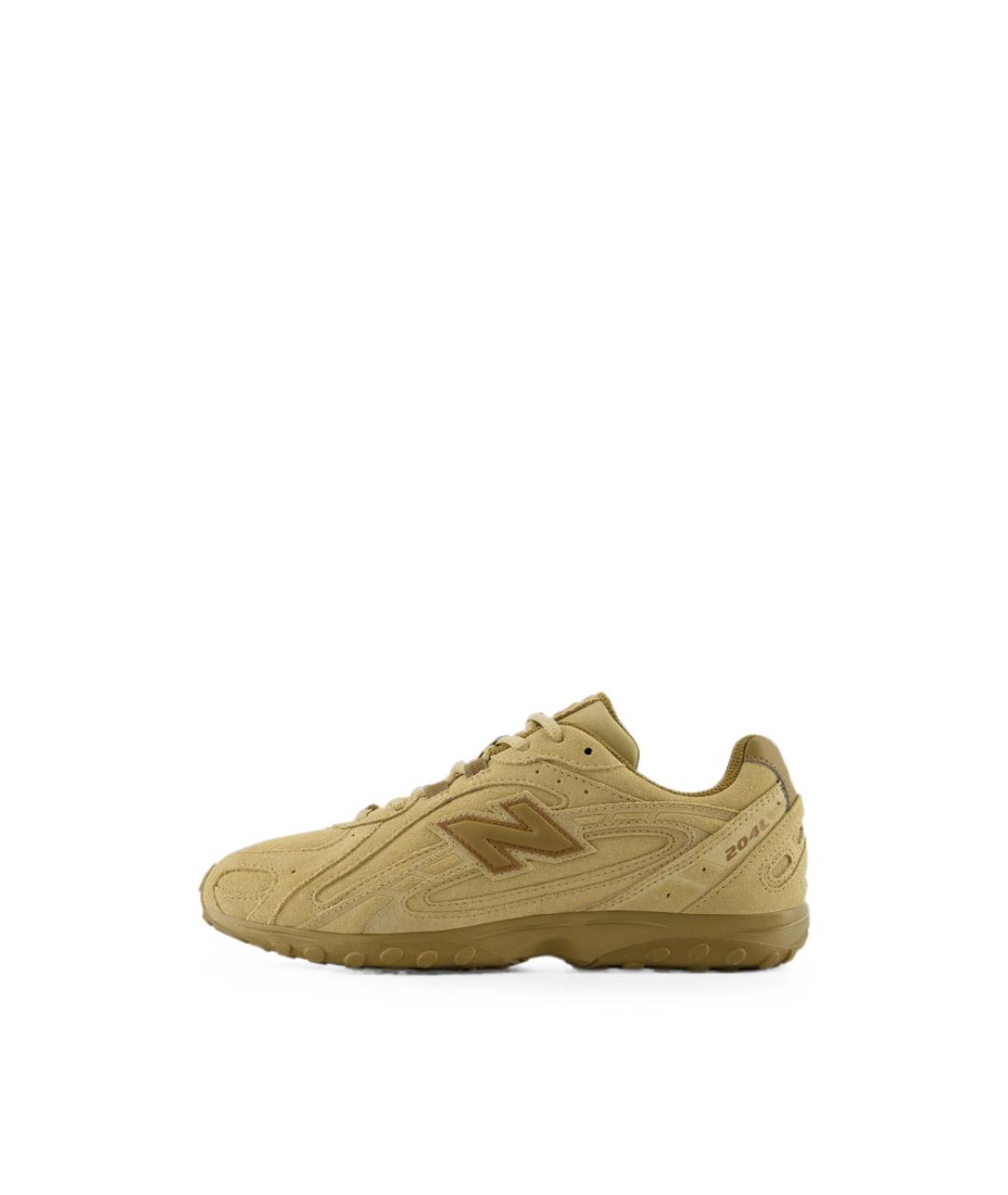 NEW BALANCE Бежевые замшевые низкие кроссовки / кеды, фото 2