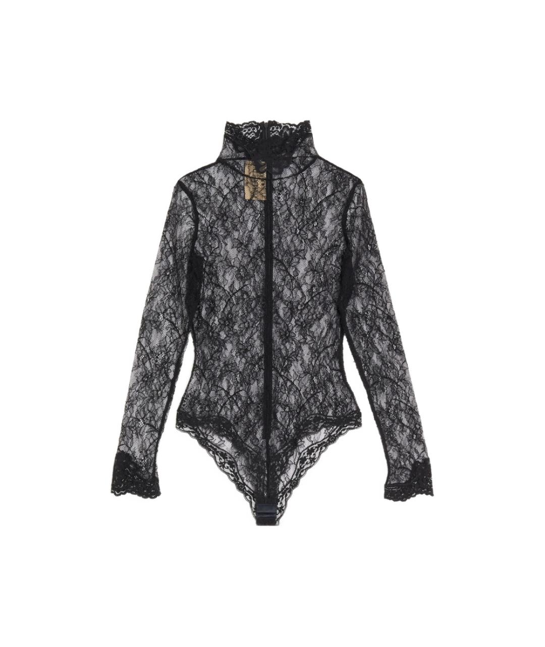 VALENTINO Черное полиамидовое боди, фото 1