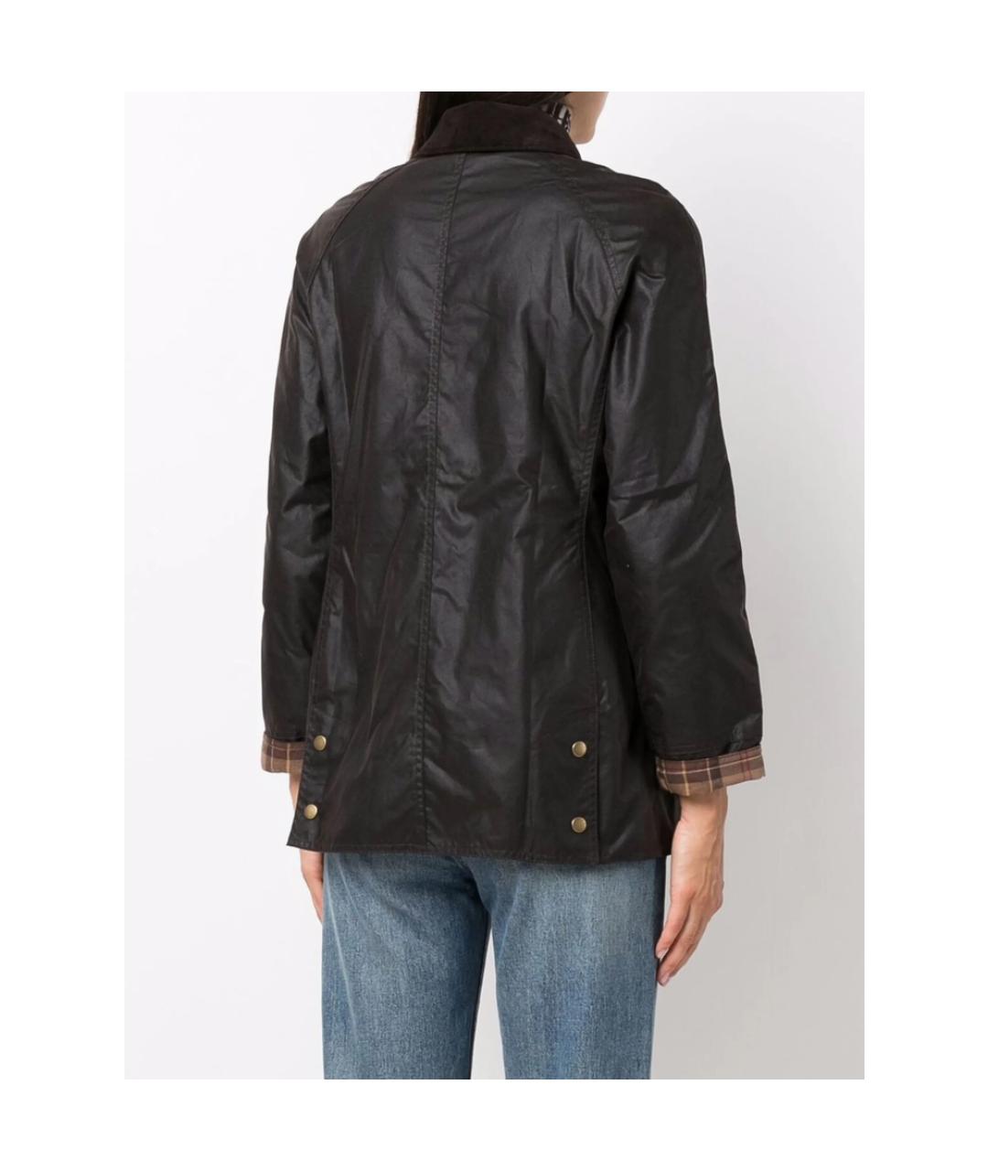 BARBOUR Коричневая хлопковая куртка, фото 4