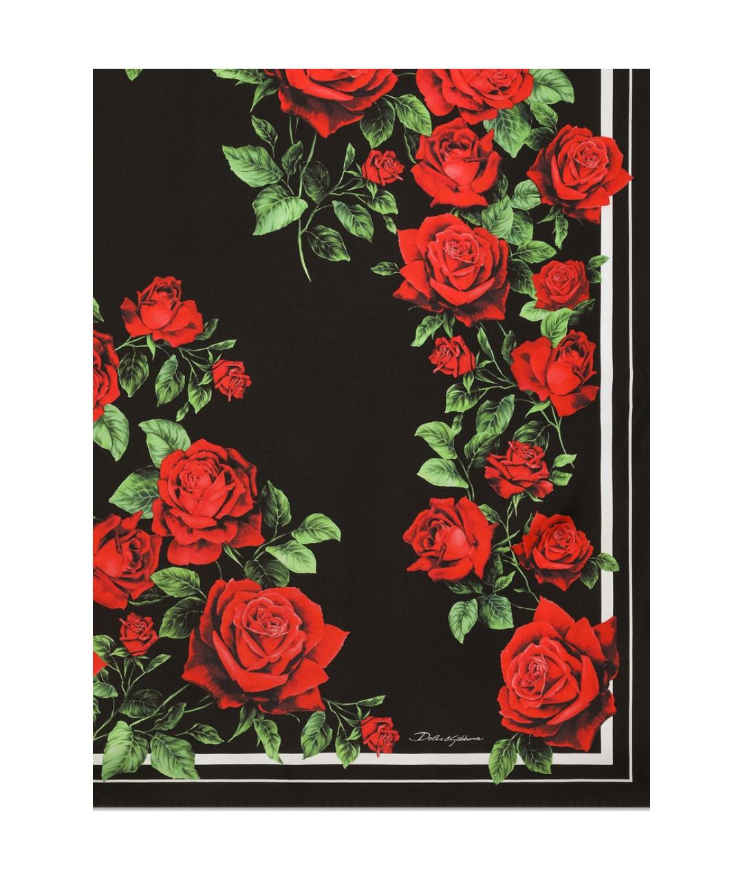 DOLCE&GABBANA Мульти шелковый платок, фото 2