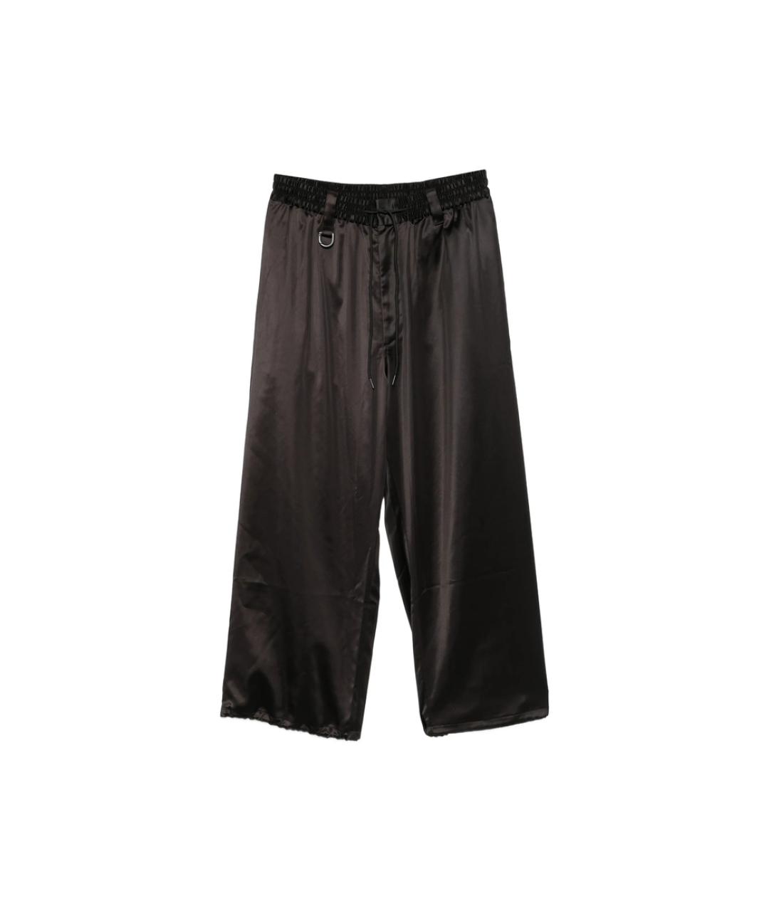 Y-3 Черные полиэстеровые повседневные брюки, фото 1