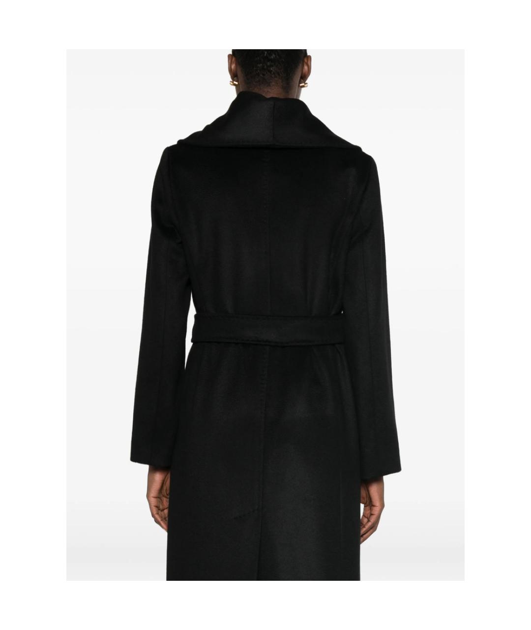 MAX MARA STUDIO Черное пальто, фото 5