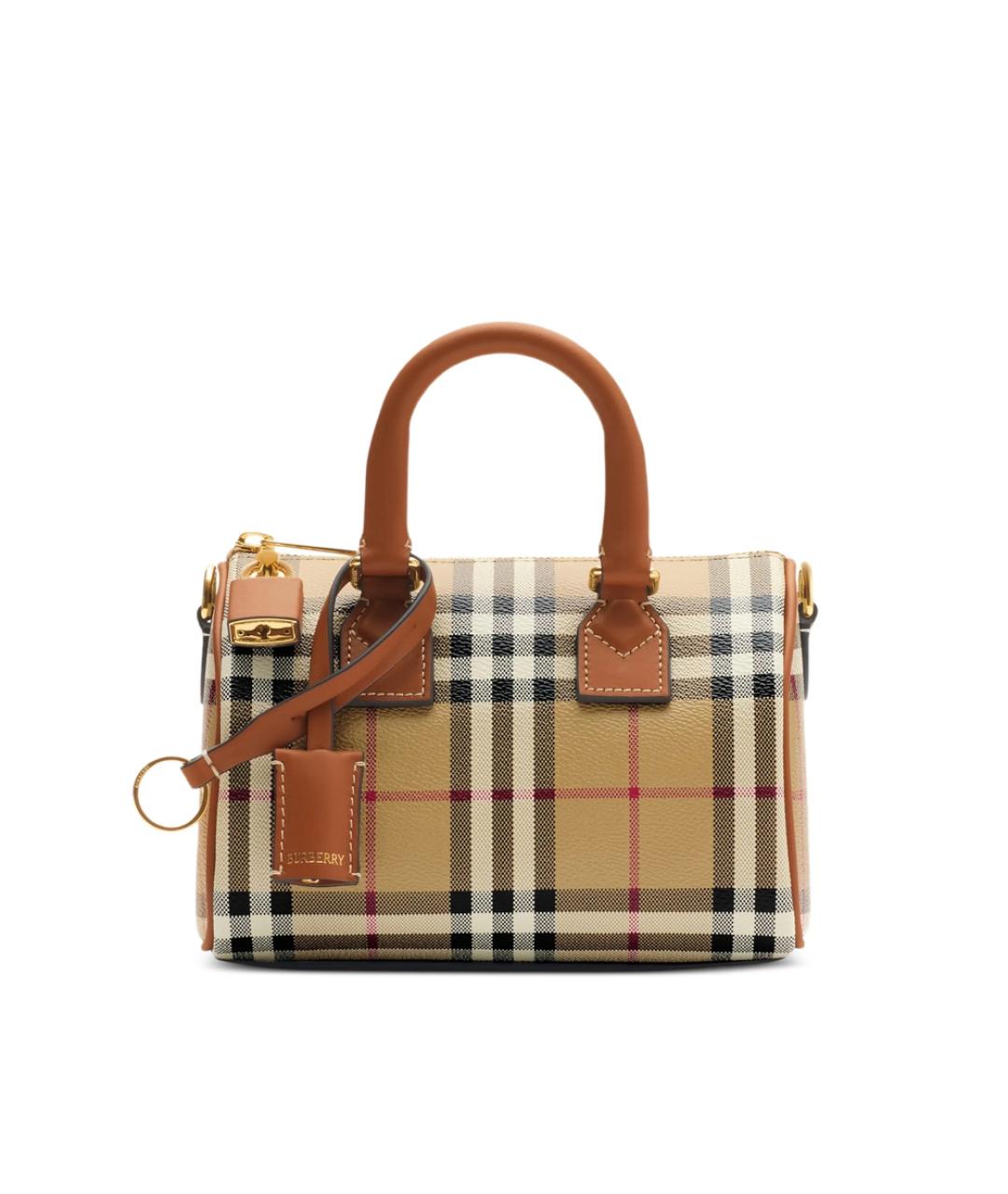 BURBERRY Бежевая сумка с короткими ручками, фото 1