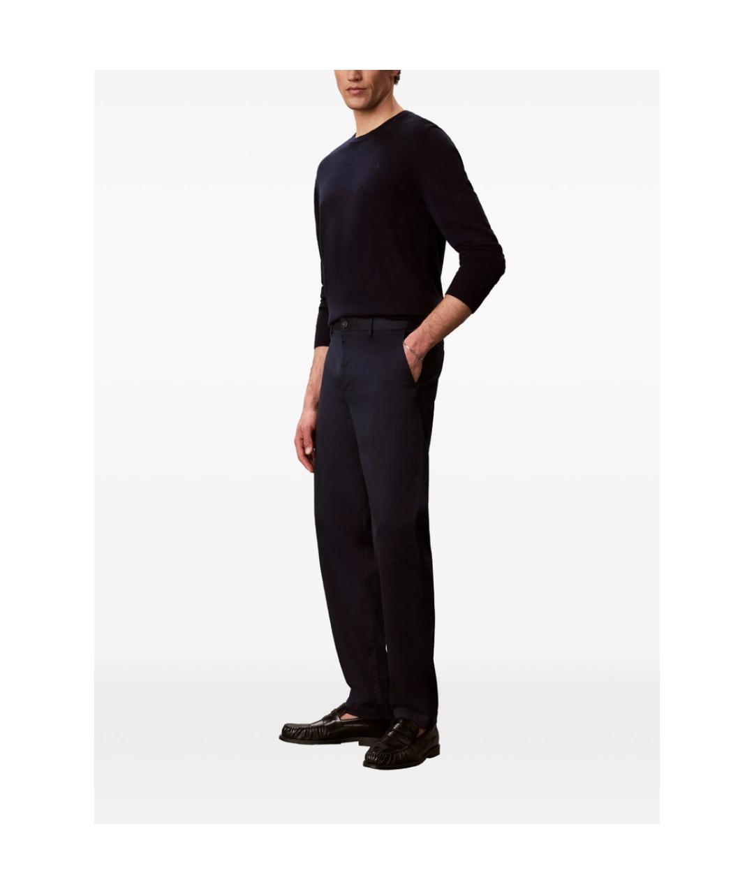 CALVIN KLEIN Синие брюки чинос, фото 4