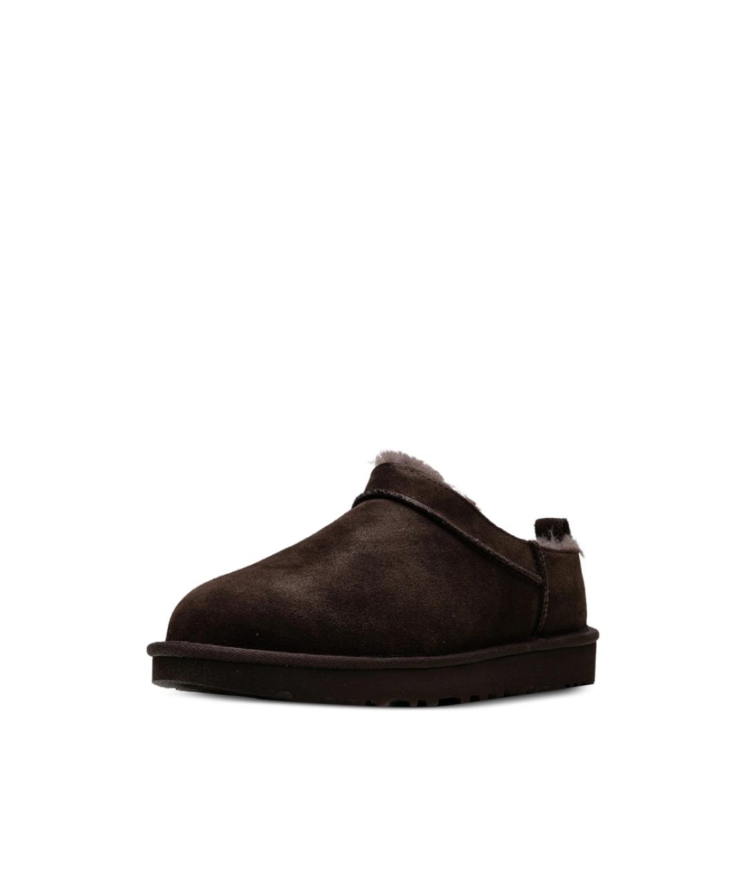 UGG Коричневые замшевые мюли, фото 3