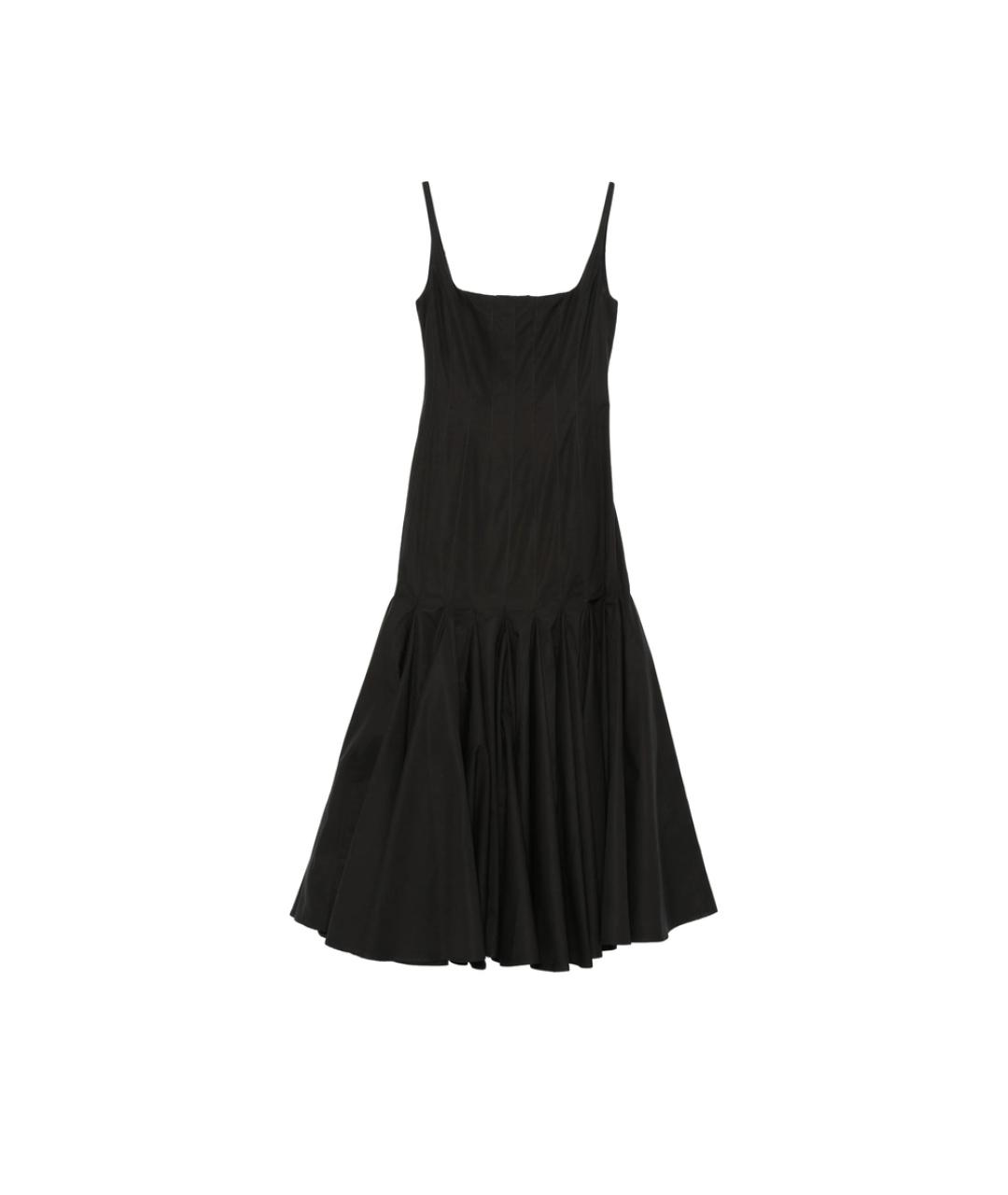 JACQUEMUS Черное полиэстеровое коктейльное платье, фото 1