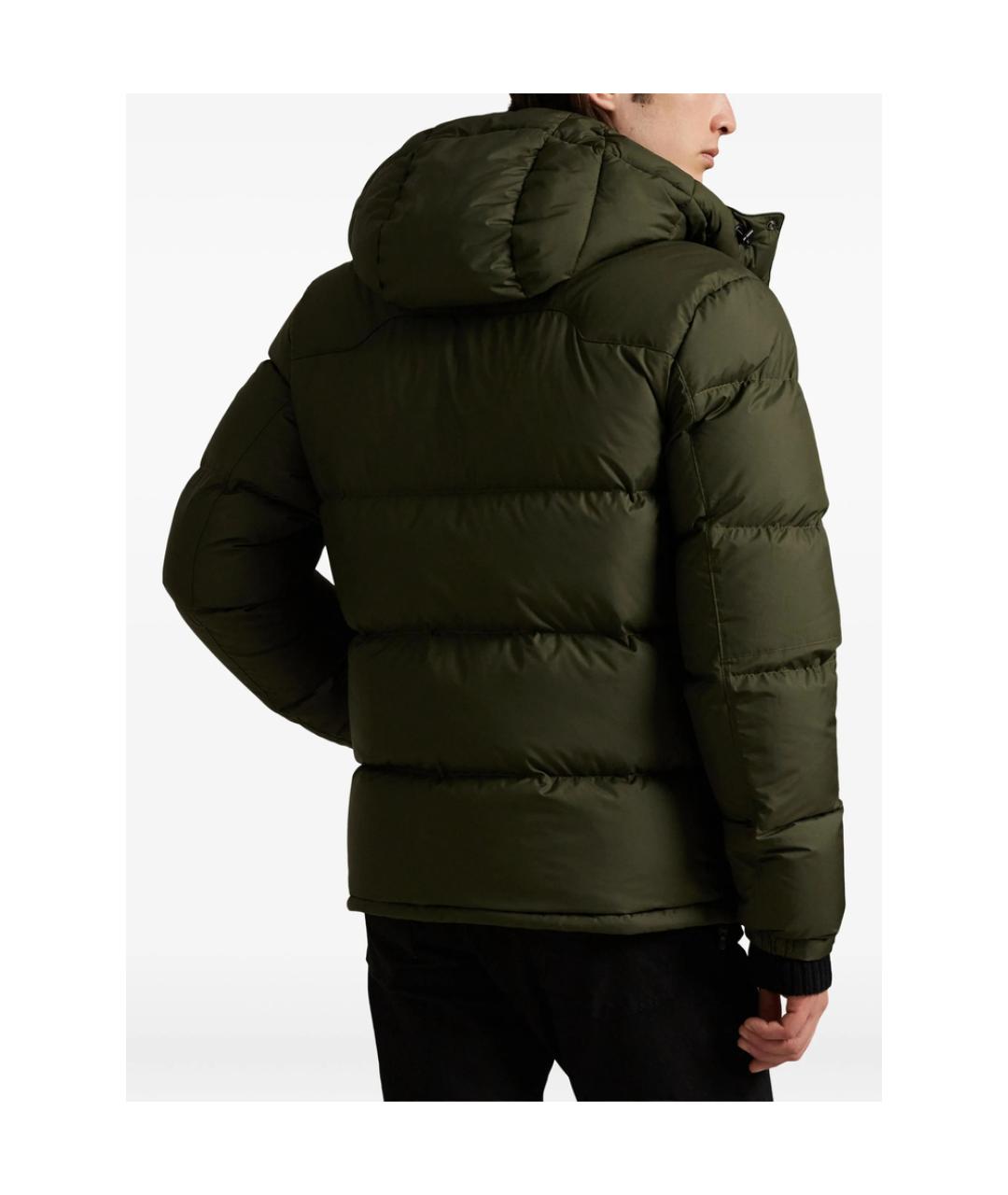 RALPH LAUREN Зеленый полиэстеровый пуховик, фото 2