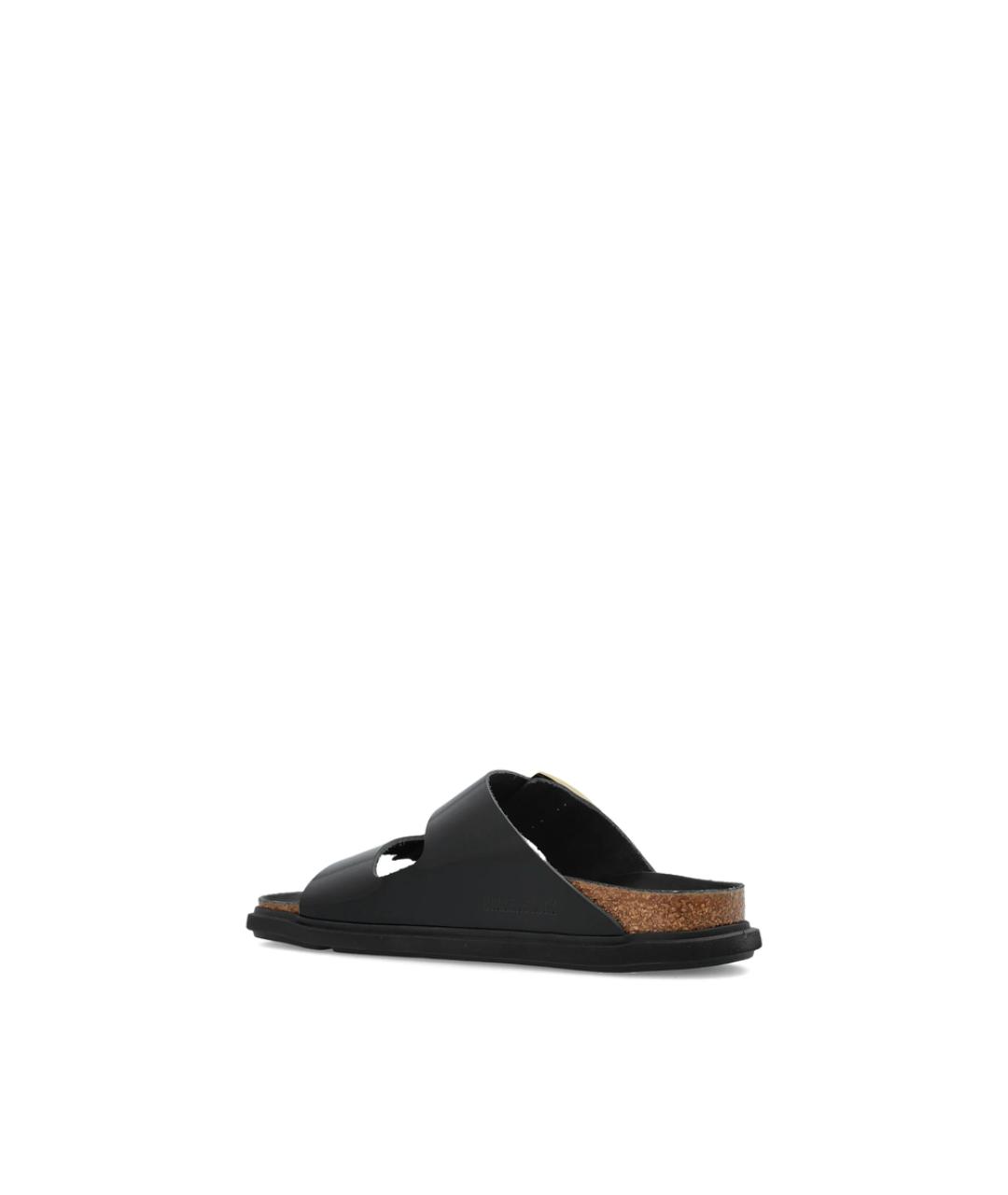 BIRKENSTOCK Черные кожаные сандалии, фото 5