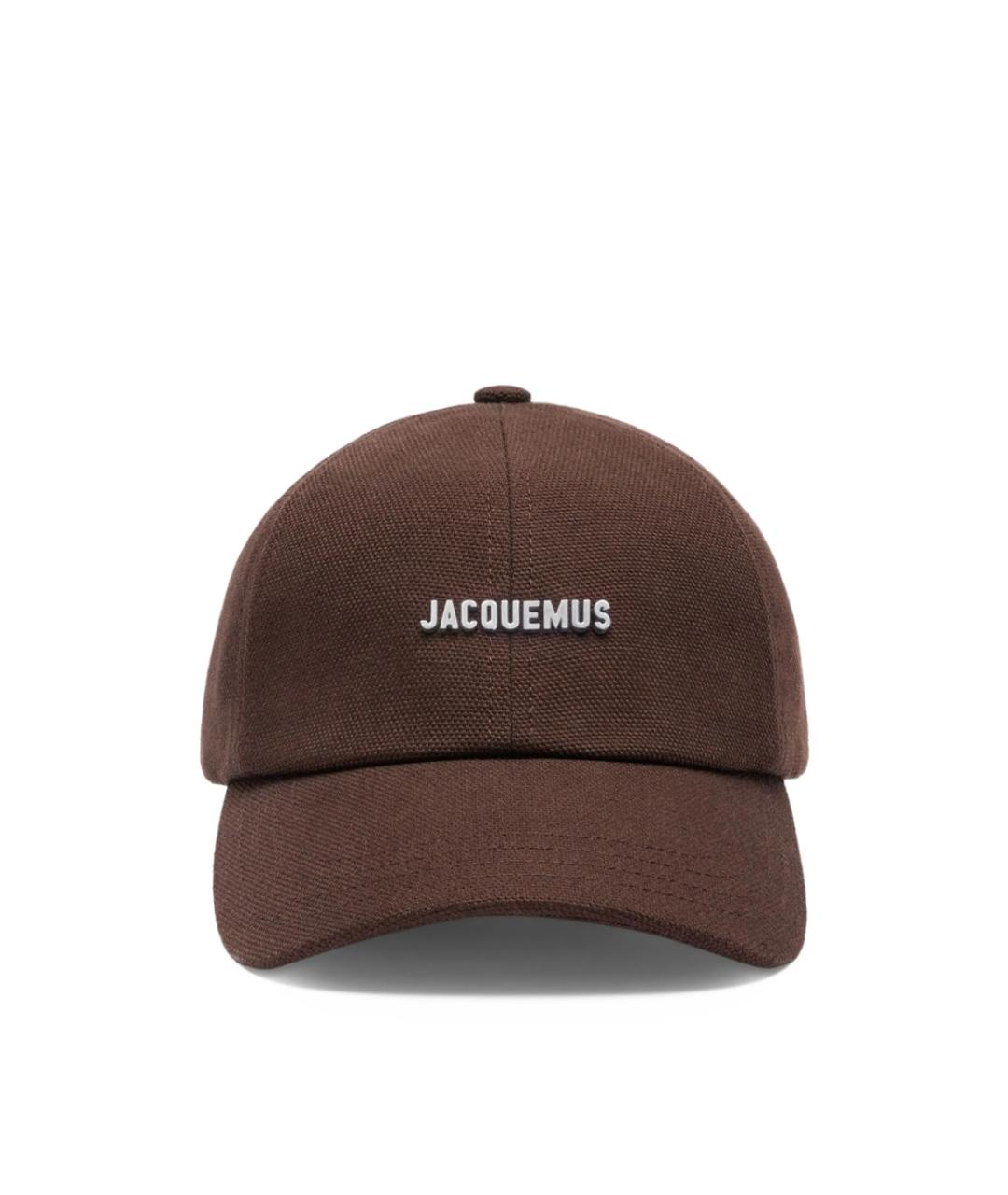 JACQUEMUS Коричневая хлопковая кепка/бейсболка, фото 1