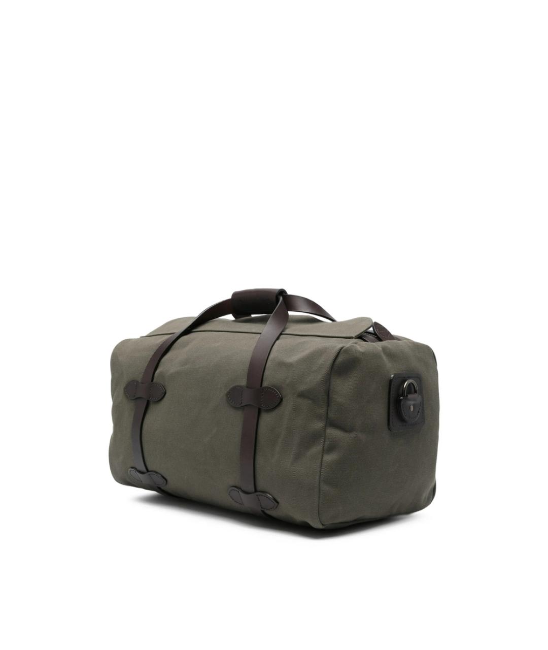 FILSON Зеленая тканевая сумка тоут, фото 4