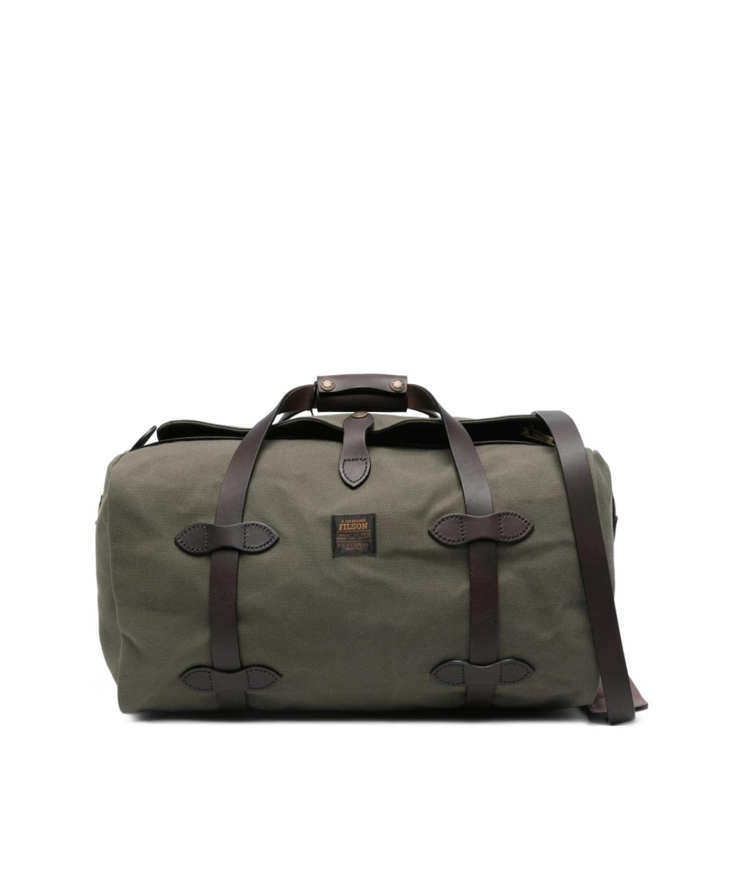 FILSON Зеленая тканевая сумка тоут, фото 1