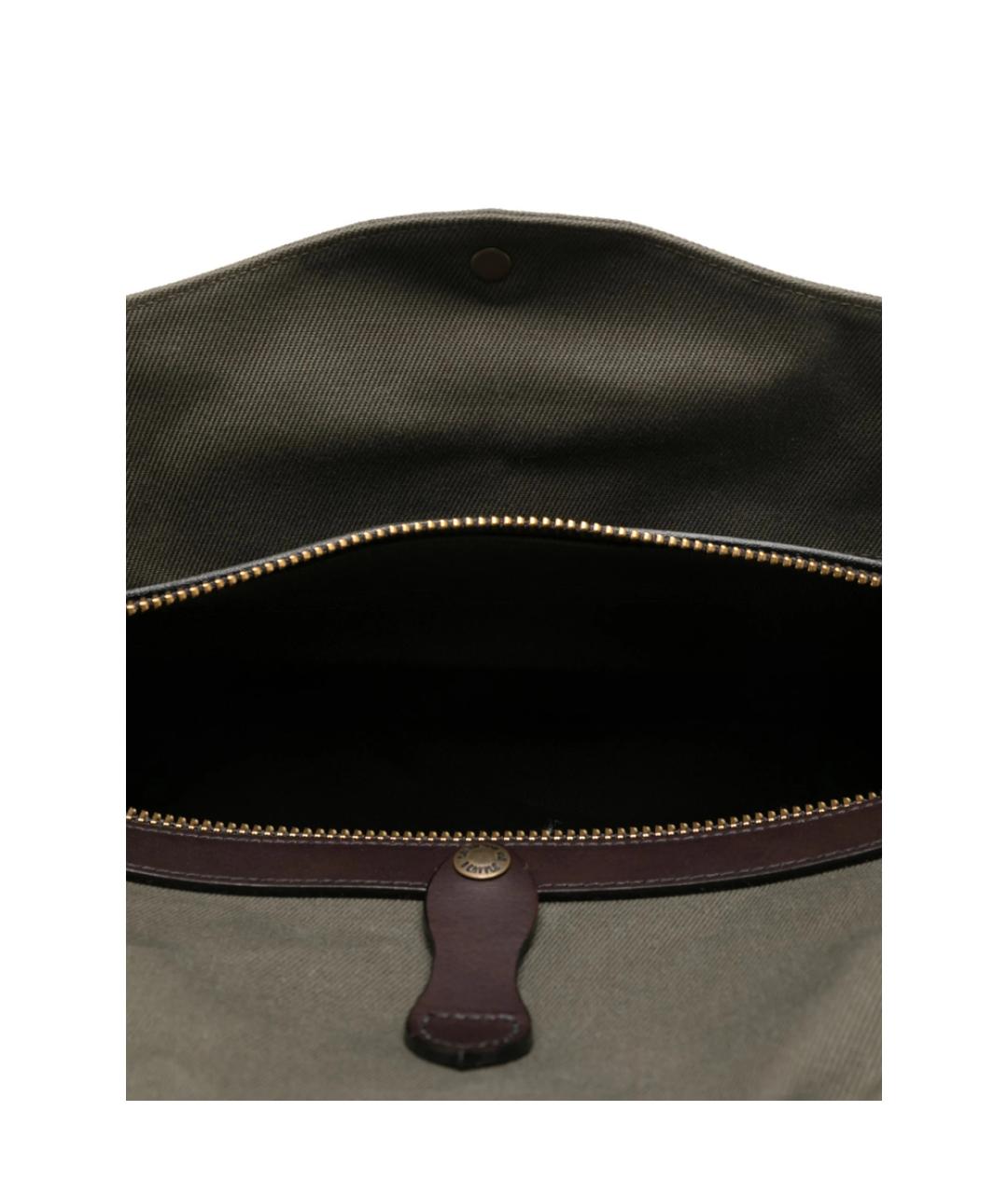 FILSON Зеленая тканевая сумка тоут, фото 2