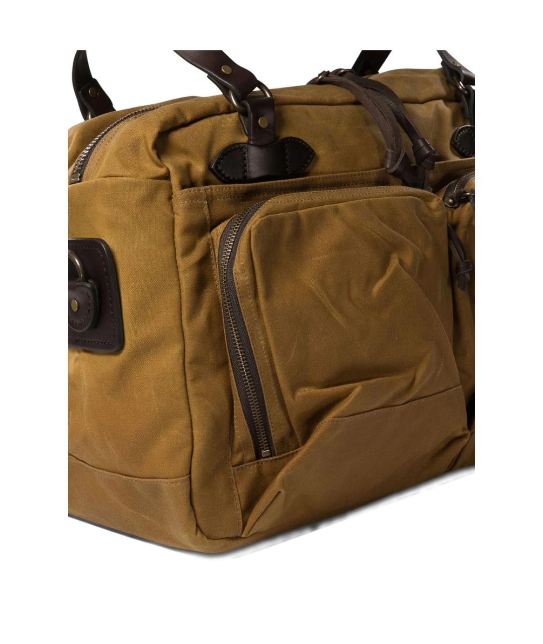 FILSON Коричневая хлопковая сумка на плечо, фото 2