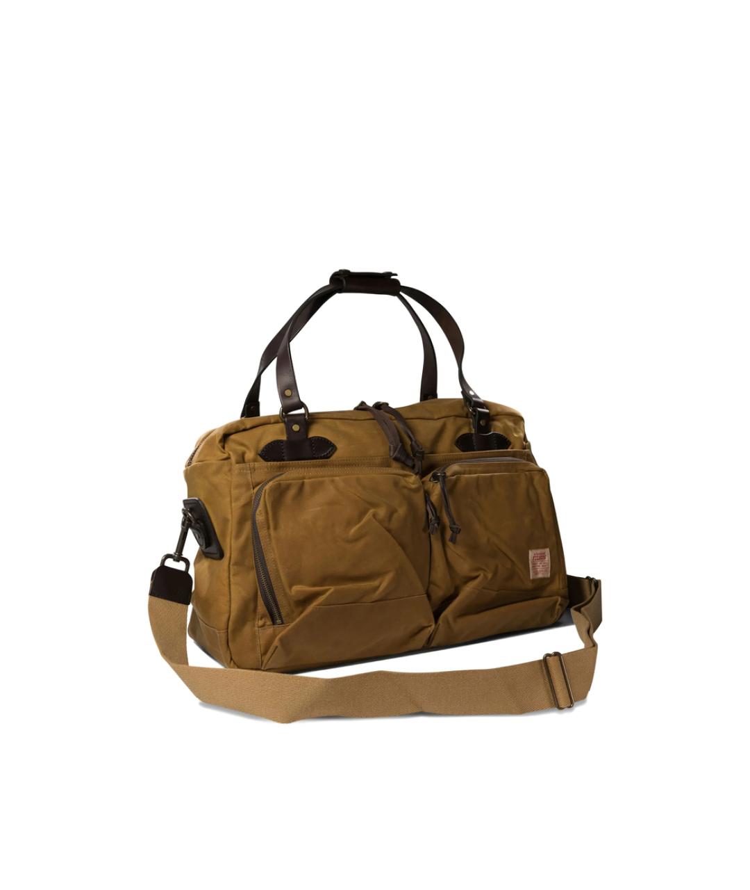 FILSON Коричневая хлопковая сумка на плечо, фото 4