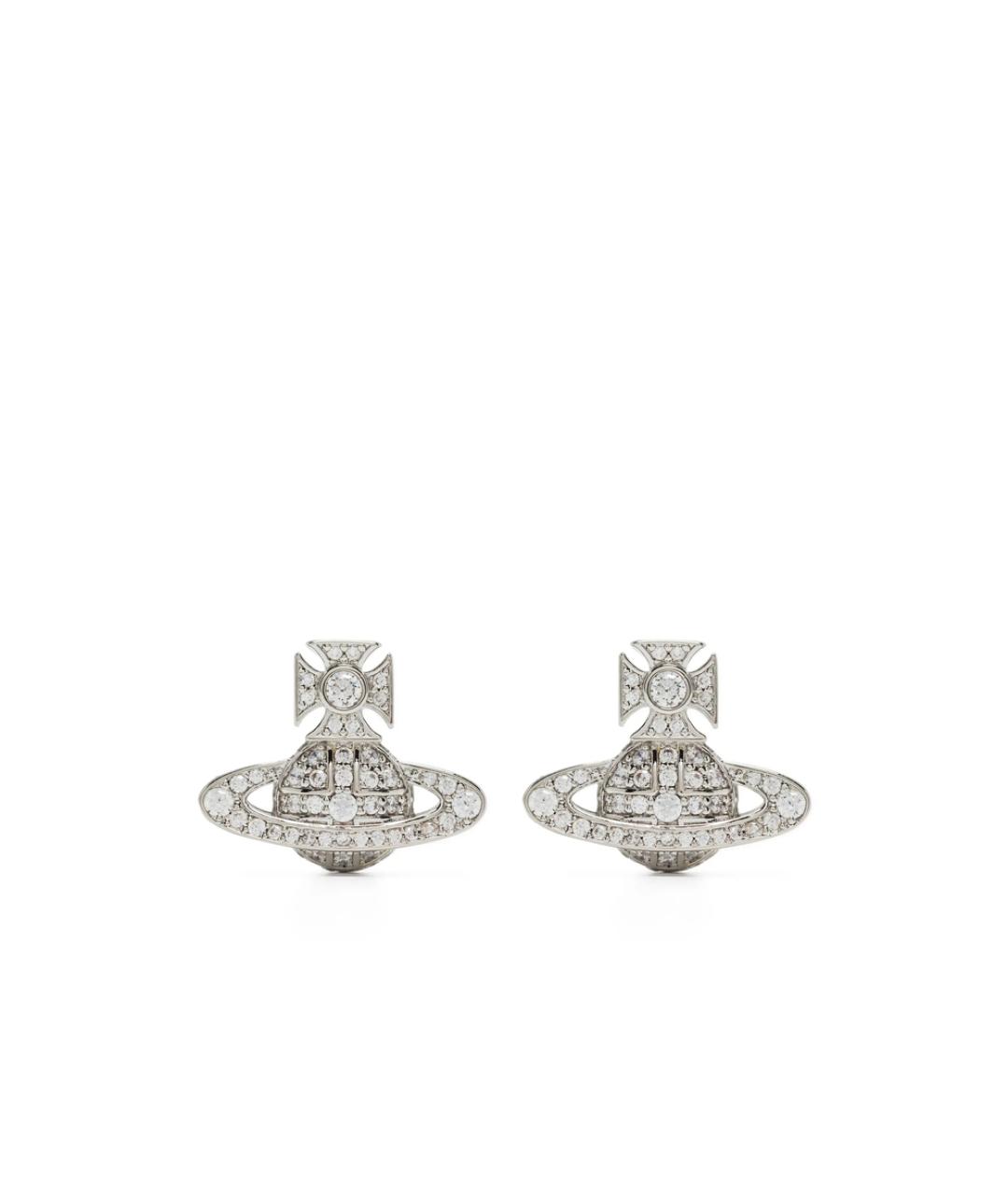 VIVIENNE WESTWOOD Серебряные металлические серьги, фото 1