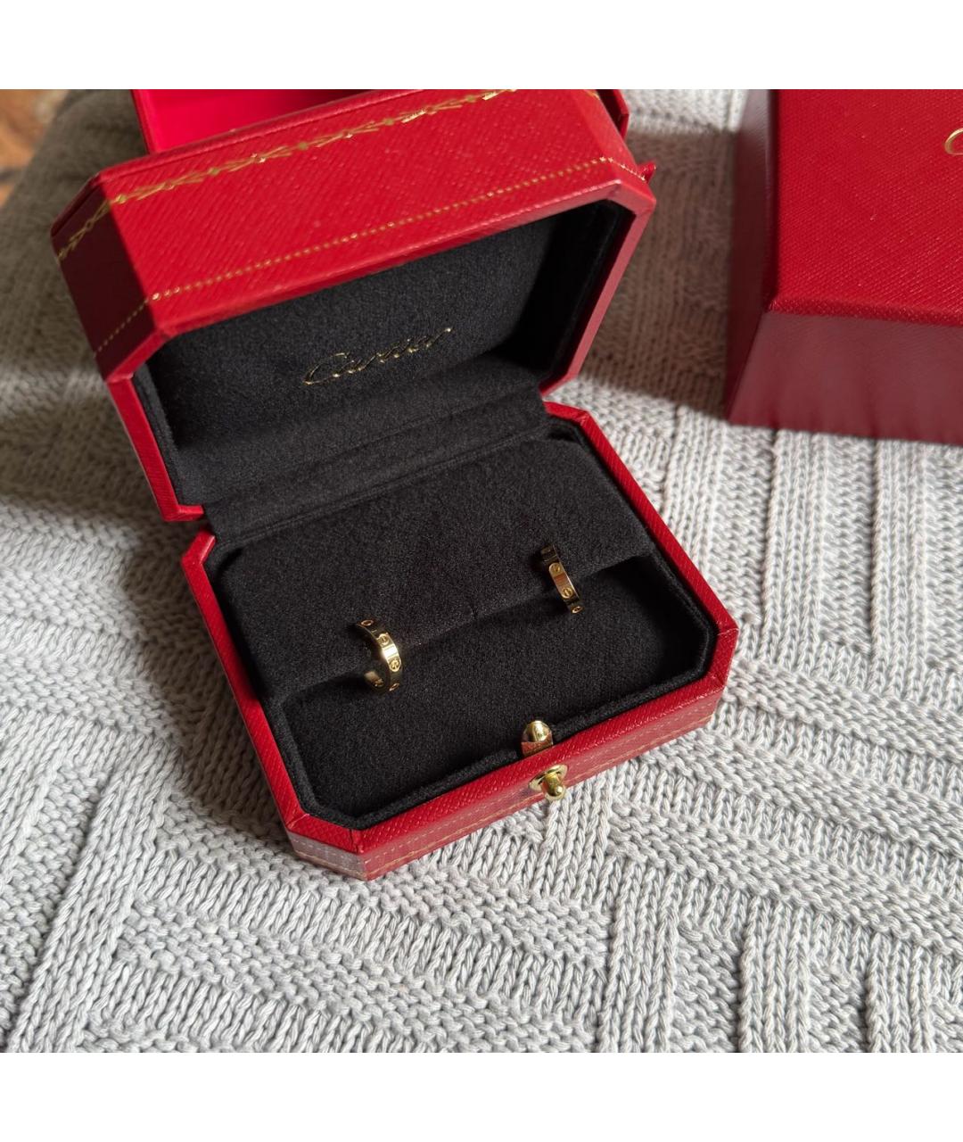 CARTIER Золотые серьги из желтого золота, фото 7