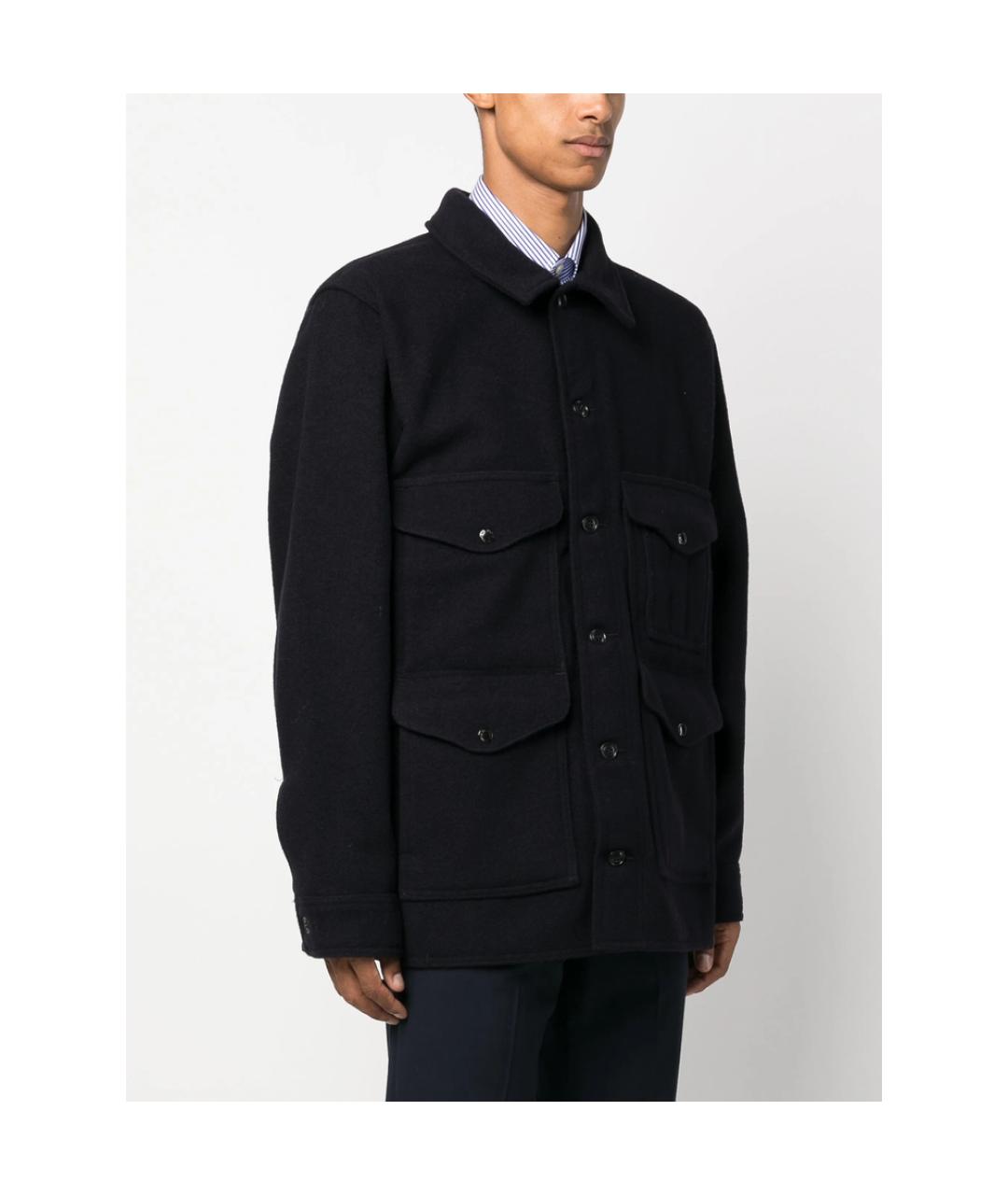 FILSON Темно-синяя шерстяная куртка, фото 4