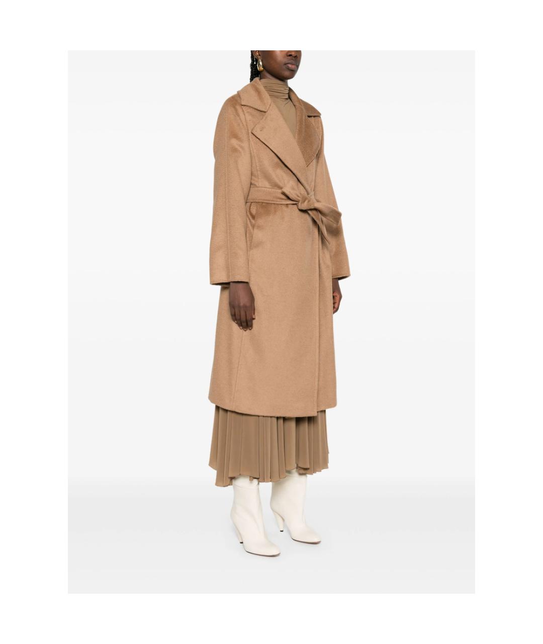MAX MARA Коричневое пальто, фото 4