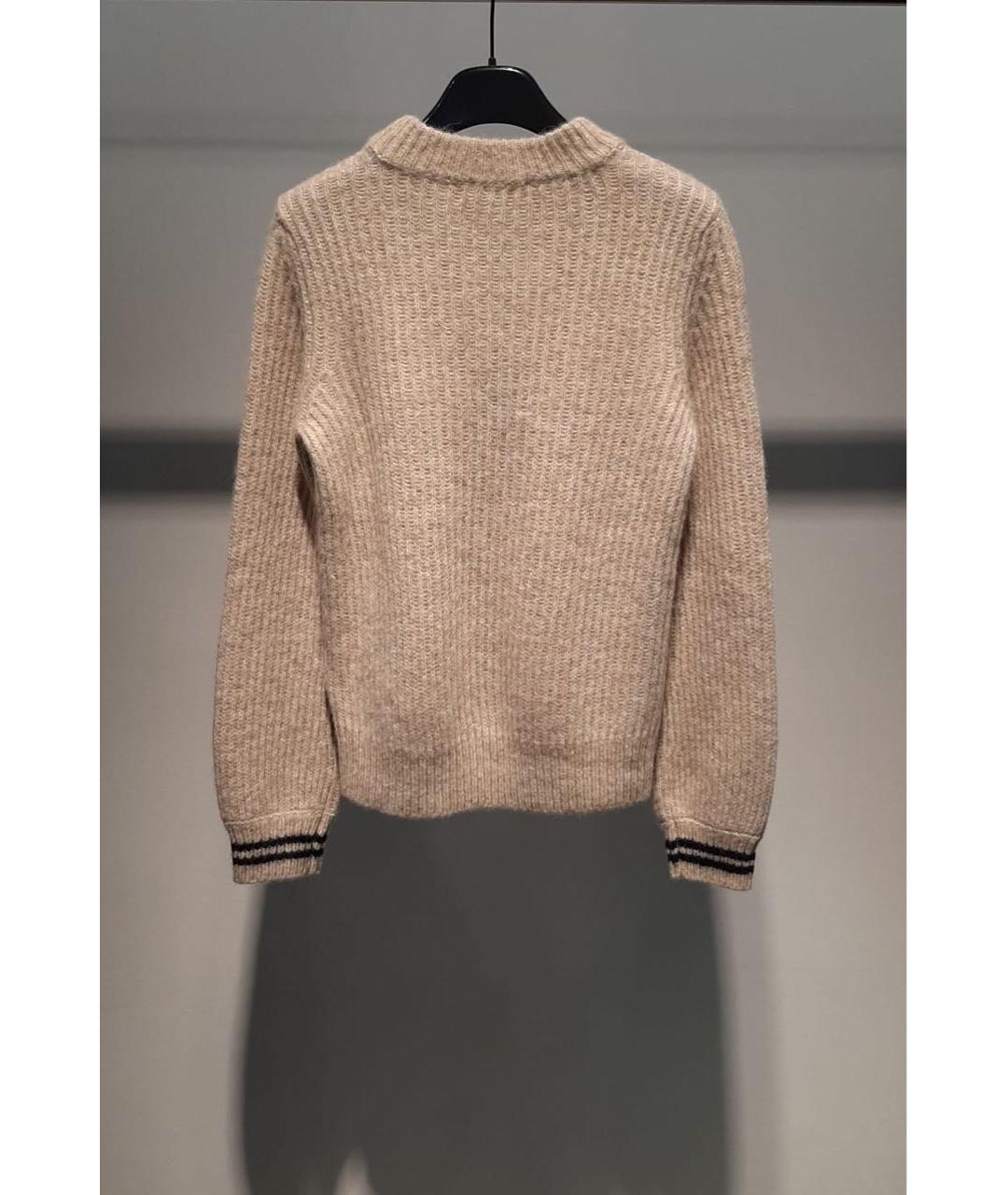EMPORIO ARMANI Бежевый джемпер / свитер, фото 2