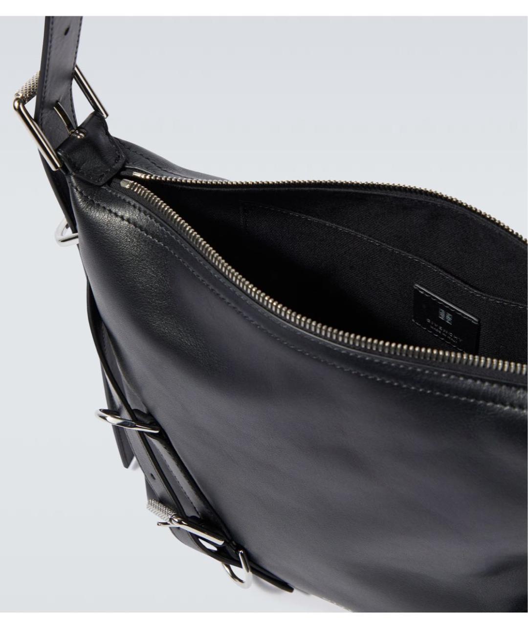 GIVENCHY Черная кожаная сумка на плечо, фото 4