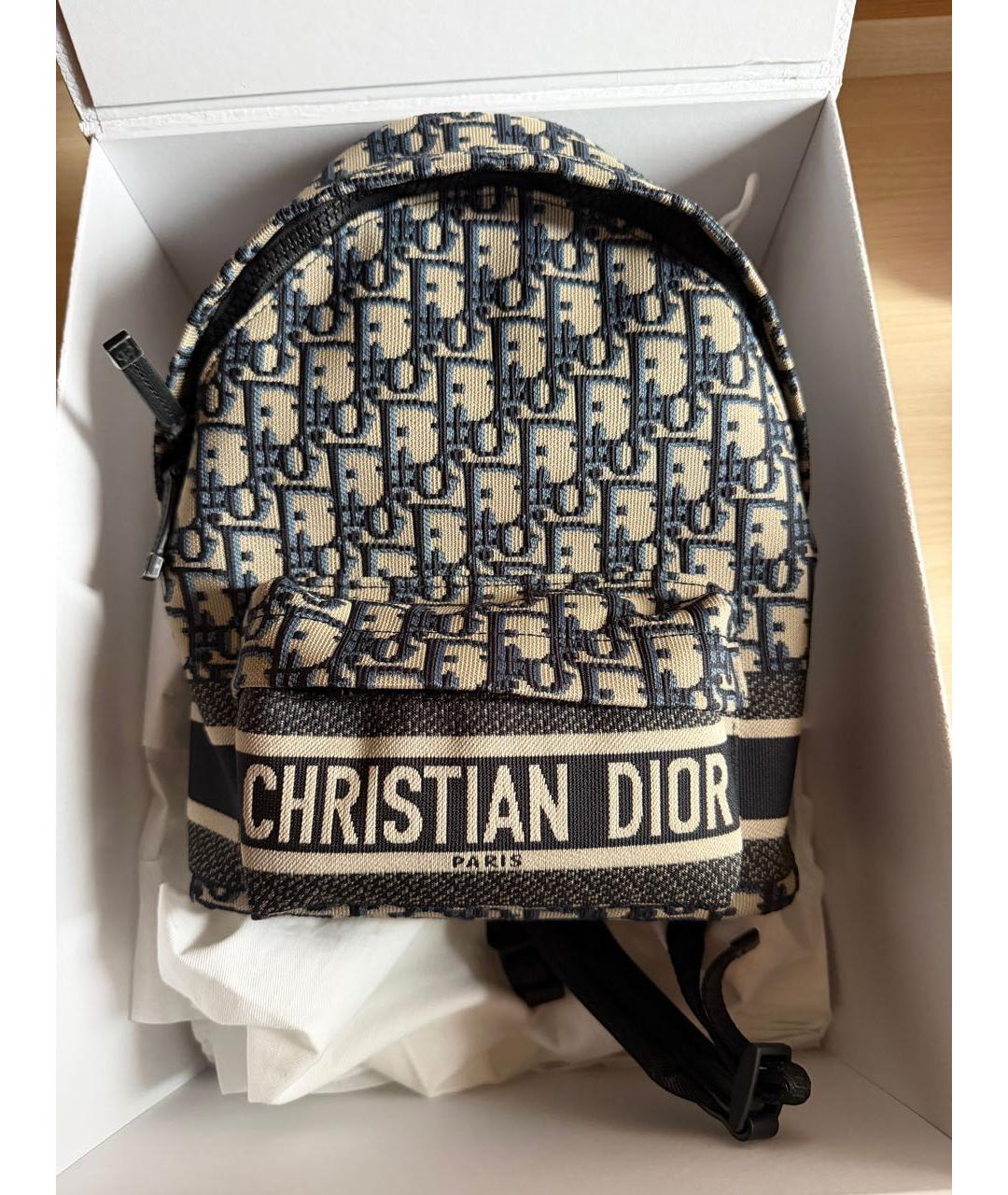 CHRISTIAN DIOR Темно-синий рюкзак, фото 2