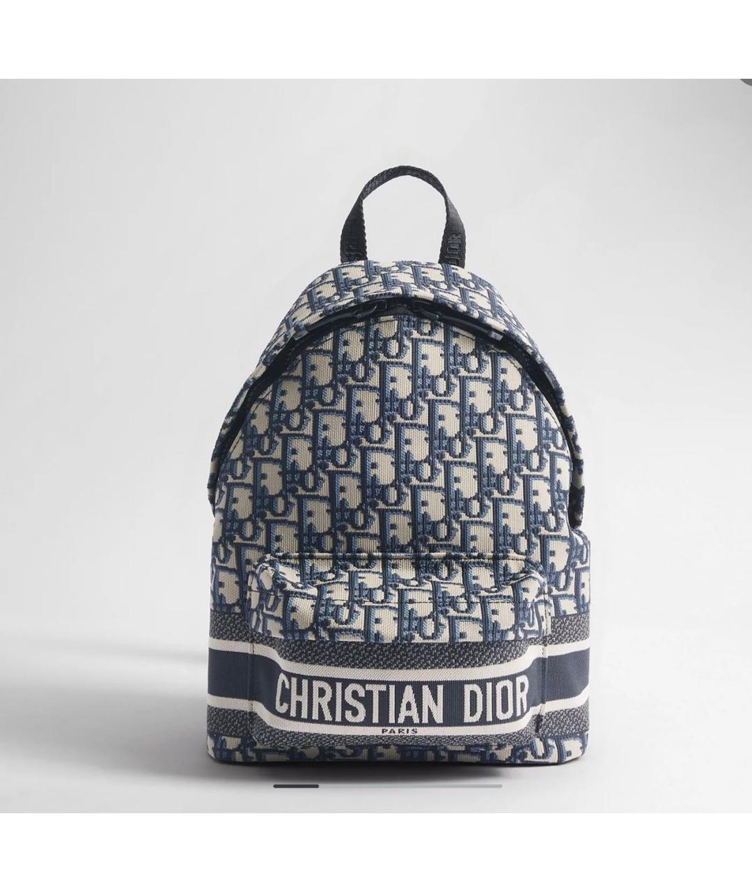 CHRISTIAN DIOR Темно-синий рюкзак, фото 9