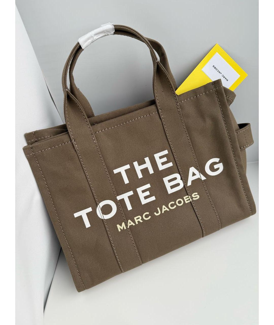 MARC JACOBS Хаки хлопковая сумка тоут, фото 2