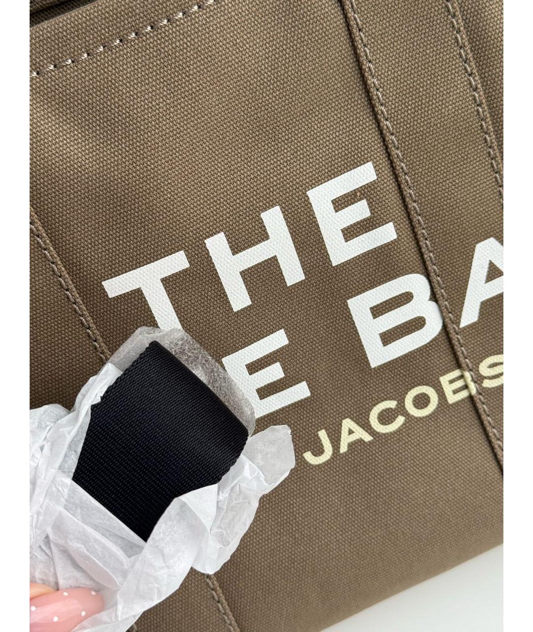 MARC JACOBS Хаки хлопковая сумка тоут, фото 8