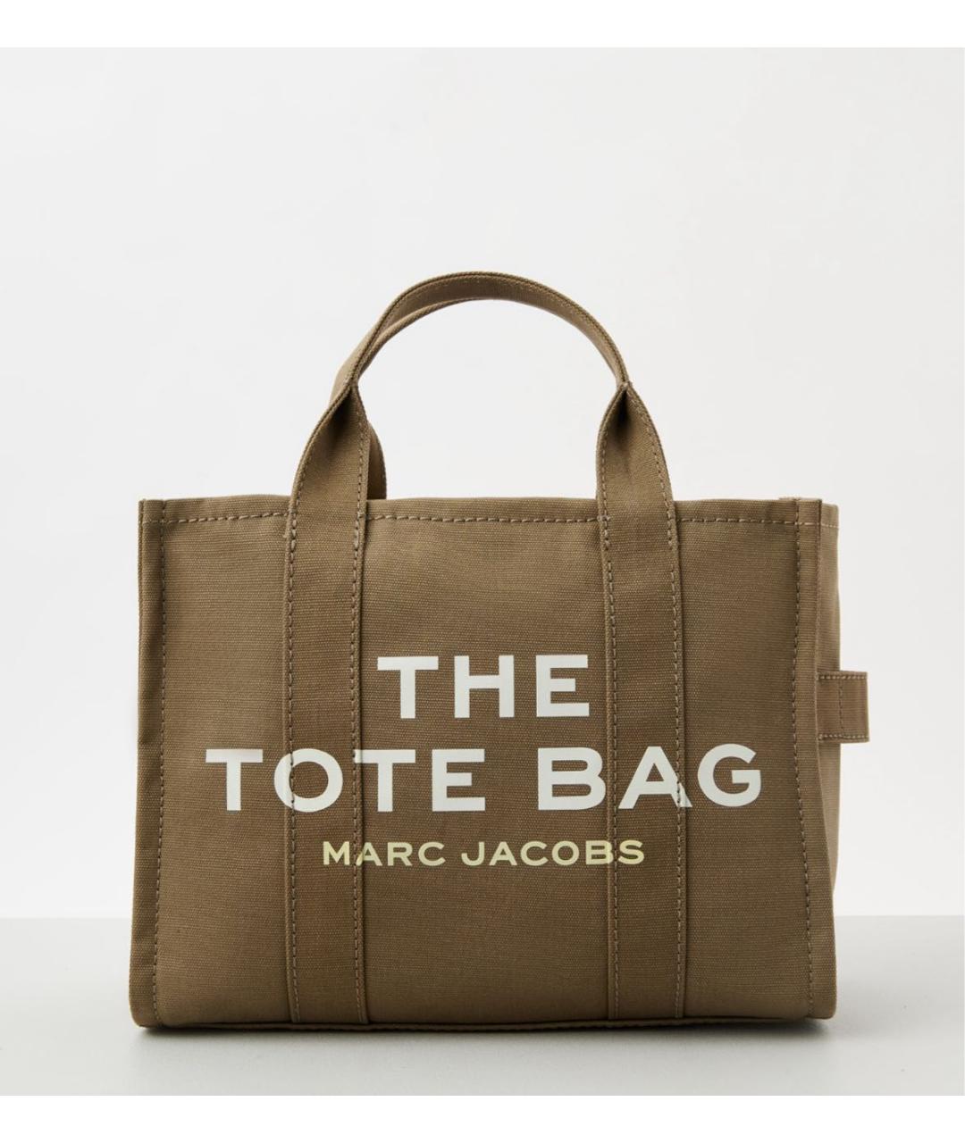 MARC JACOBS Хаки хлопковая сумка тоут, фото 9