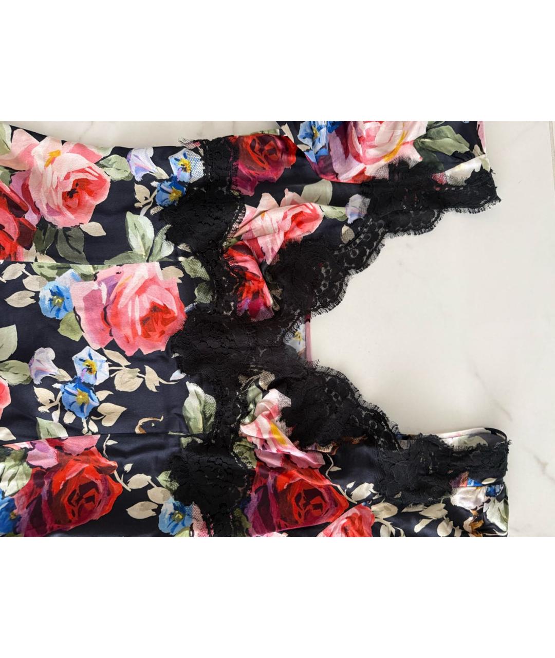 DOLCE&GABBANA Мульти шелковая блузы, фото 3