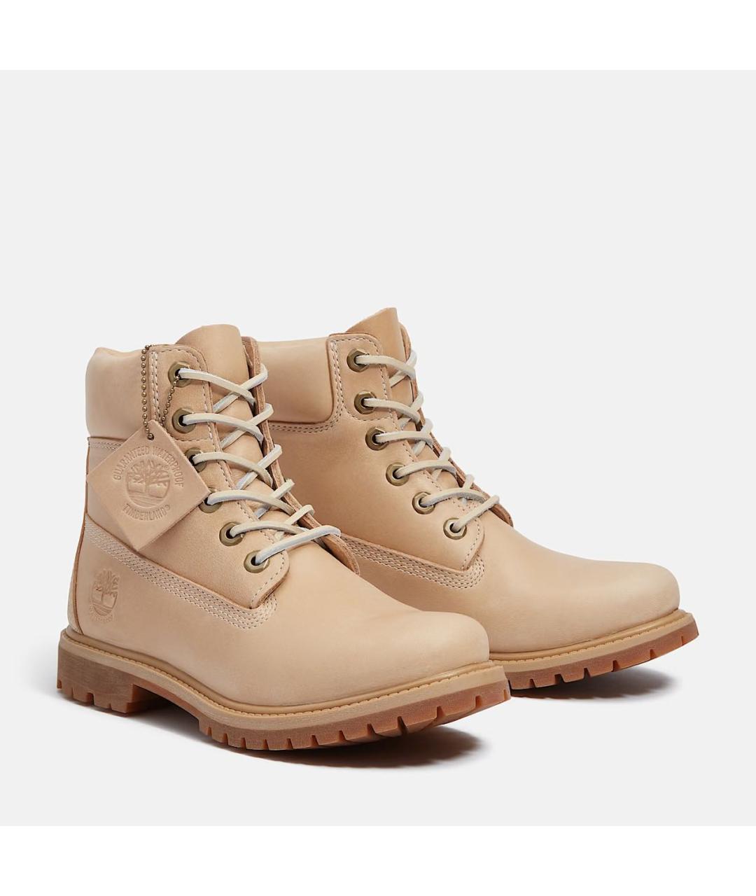 TIMBERLAND Бежевые кожаные ботинки, фото 8
