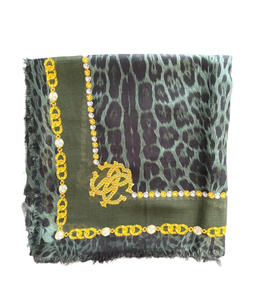 ROBERTO CAVALLI Зеленый платок, фото 1