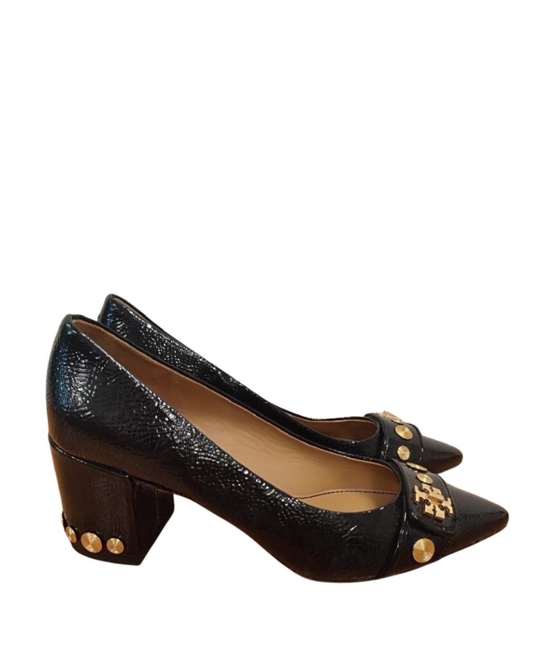 TORY BURCH Черные туфли из лакированной кожи, фото 1