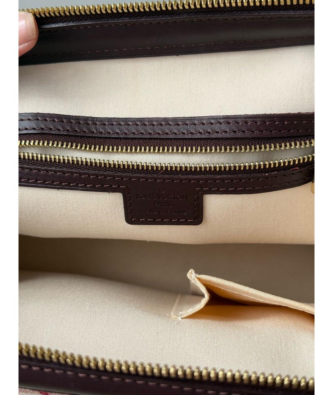 LOUIS VUITTON Розовая тканевая сумка через плечо, фото 4