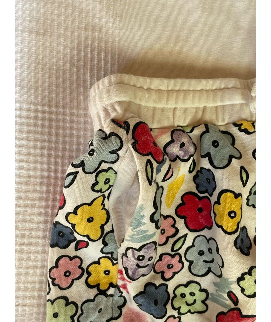STELLA MCCARTNEY KIDS Мульти хлопковые брюки и шорты, фото 4