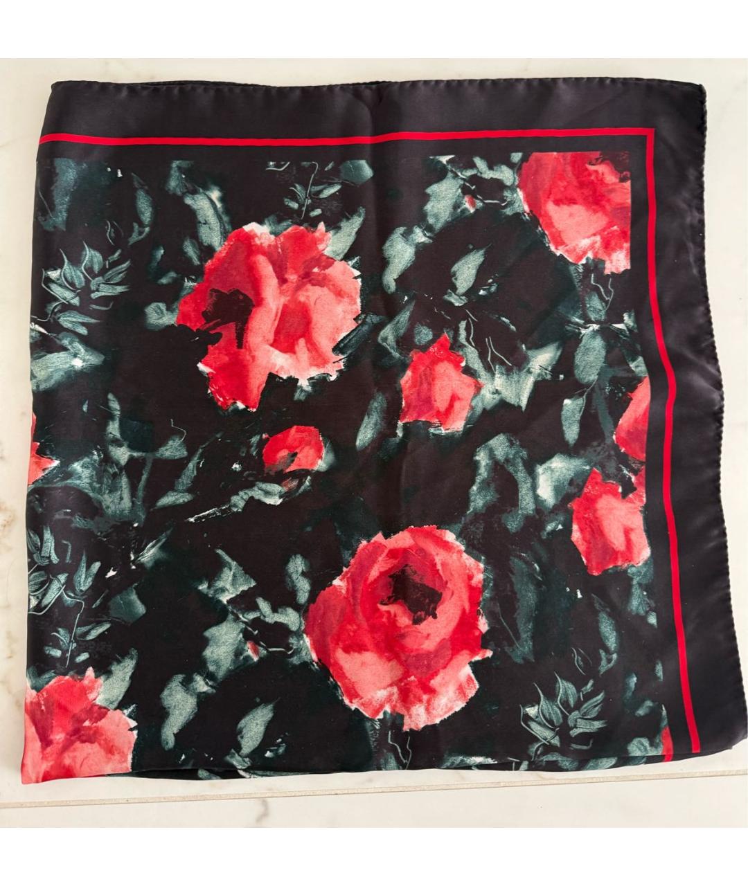 DOLCE&GABBANA Мульти шелковый шарф, фото 4
