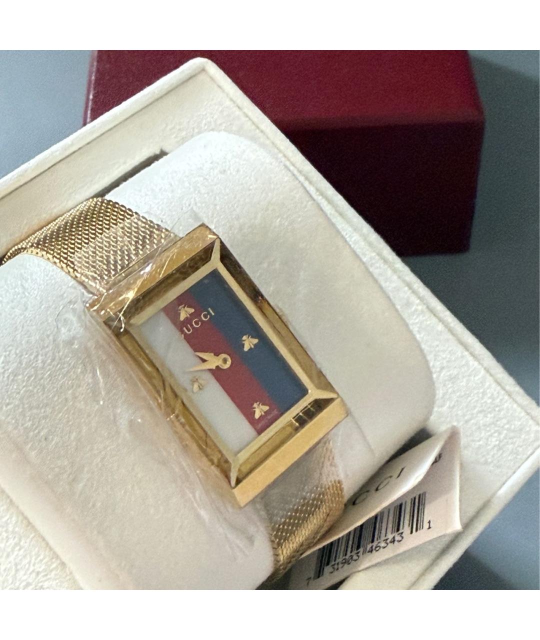 GUCCI Золотые часы, фото 7