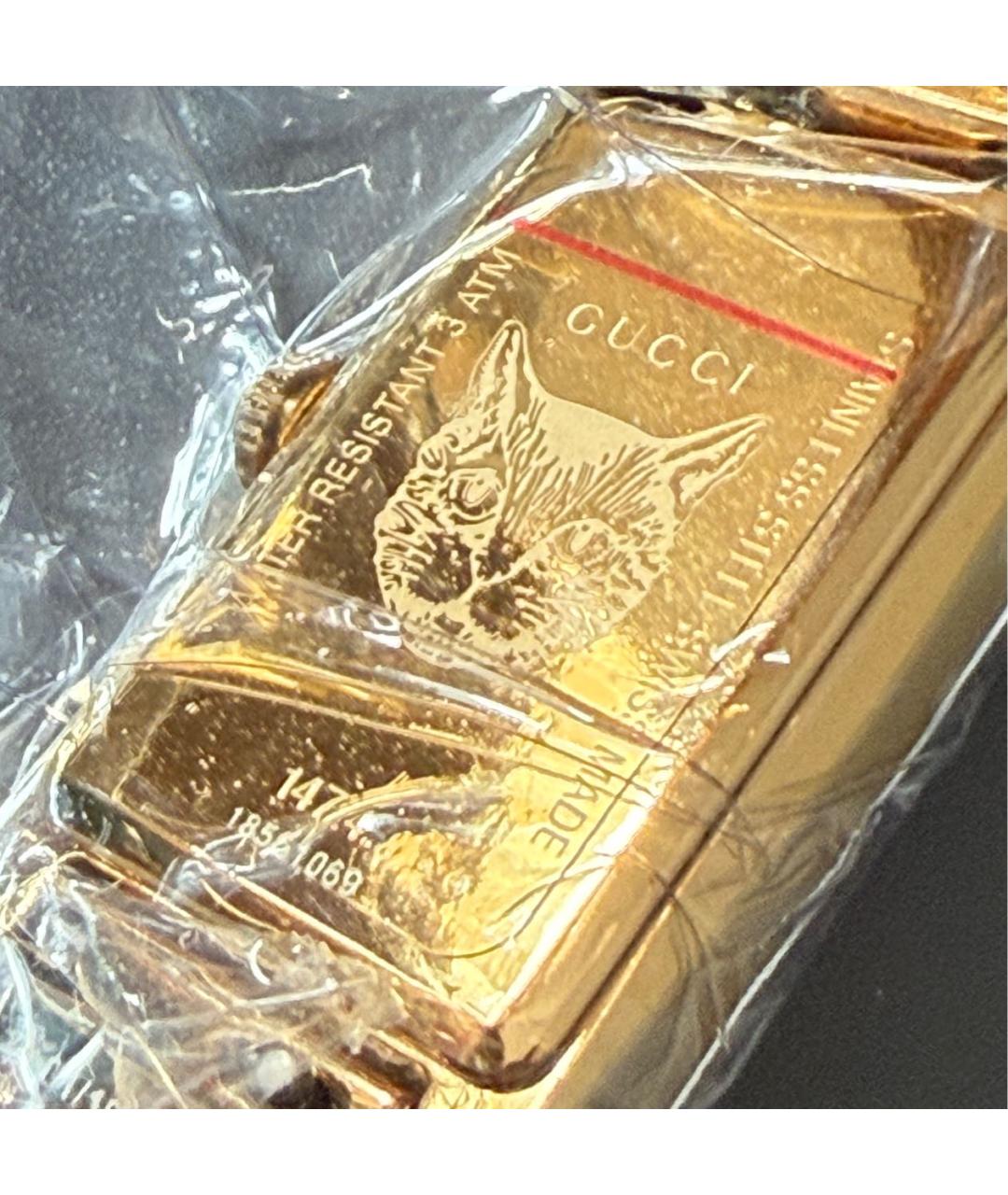 GUCCI Золотые часы, фото 8