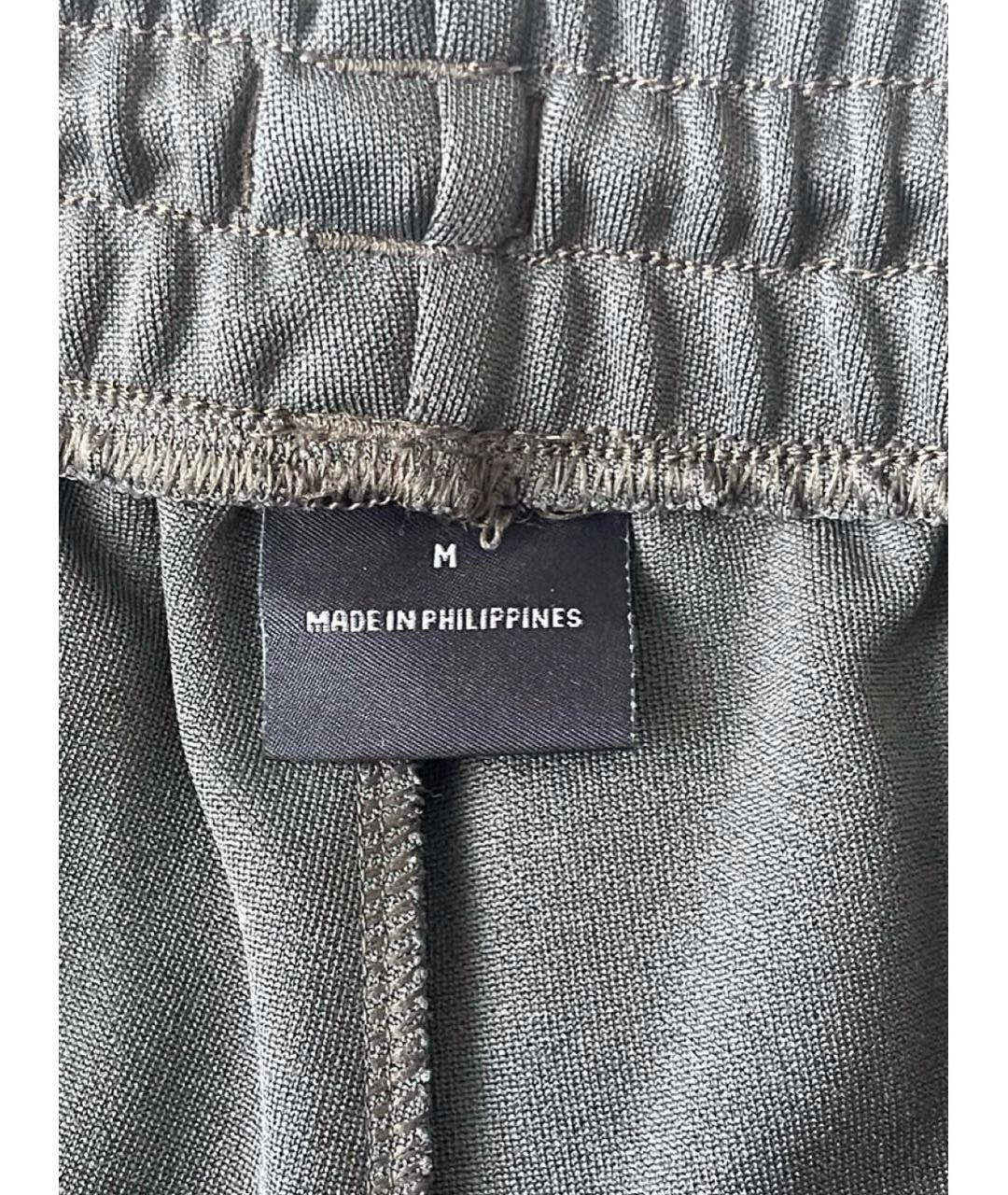 ADIDAS YEEZY Хаки полиэстеровые повседневные брюки, фото 5